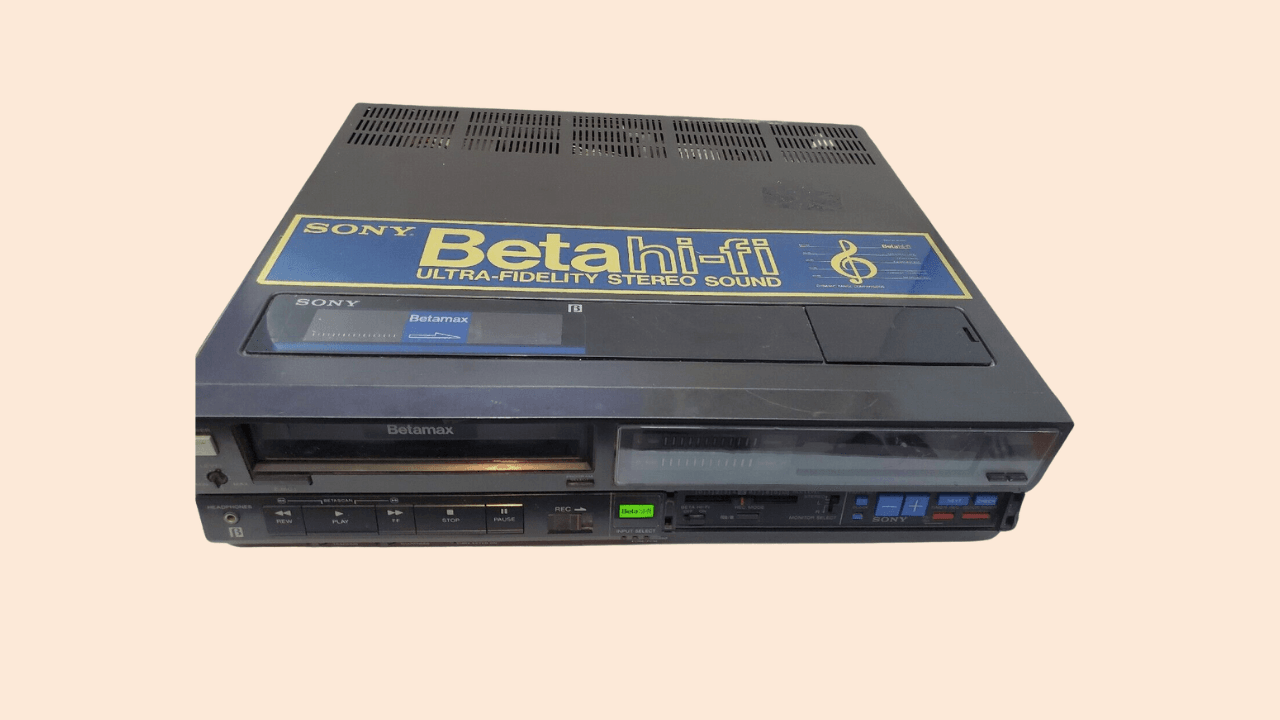 Sony Betamax: The Format War Loser