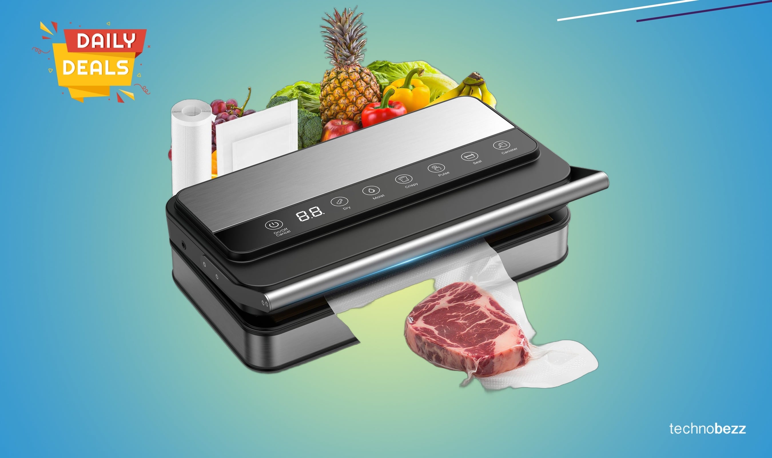 Locksworth 85Kpa Food Vacuum Sealer drops to $54.98