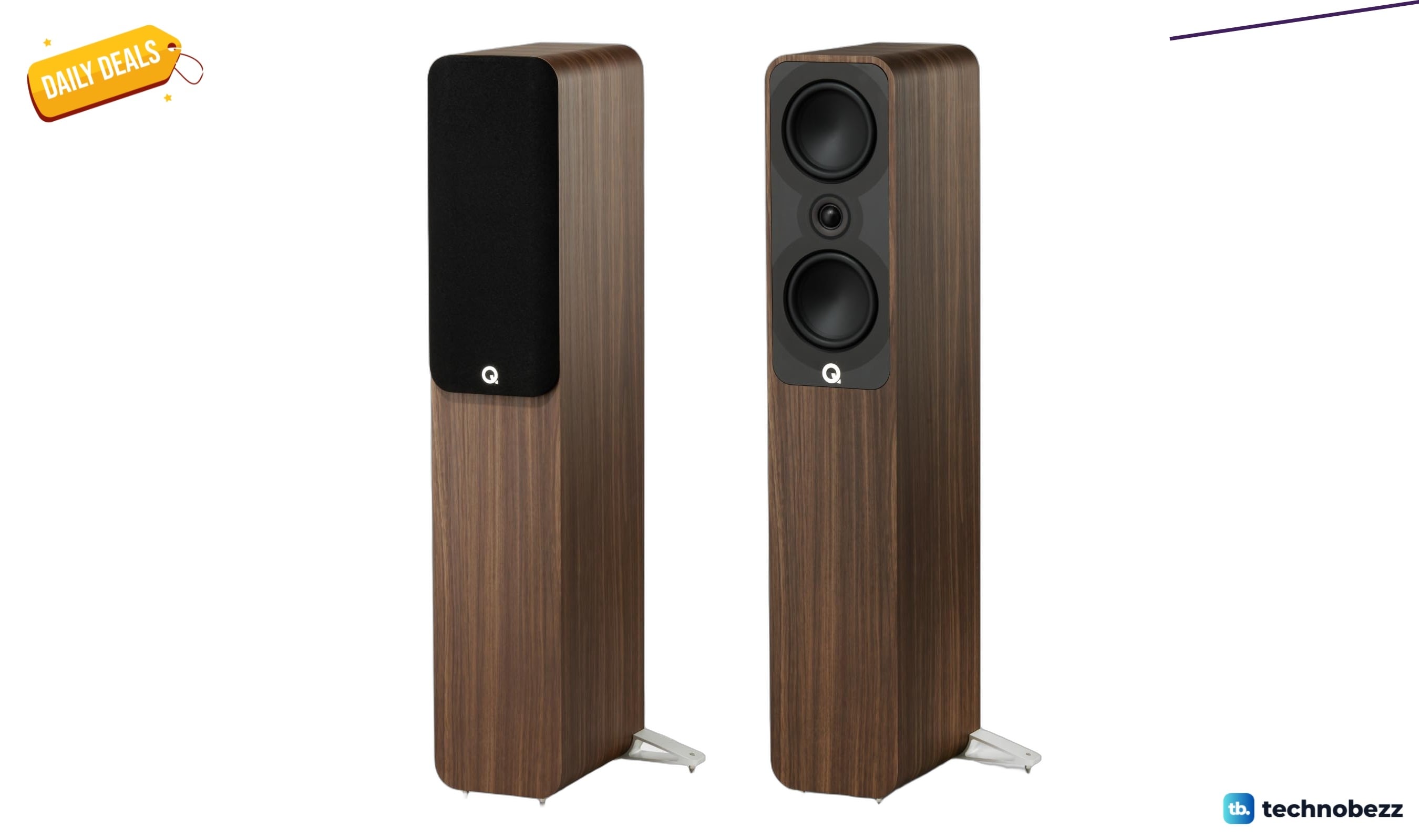 Q Acoustics 5040 Floorstanding Speaker Santos Rosewood drops to $999.50