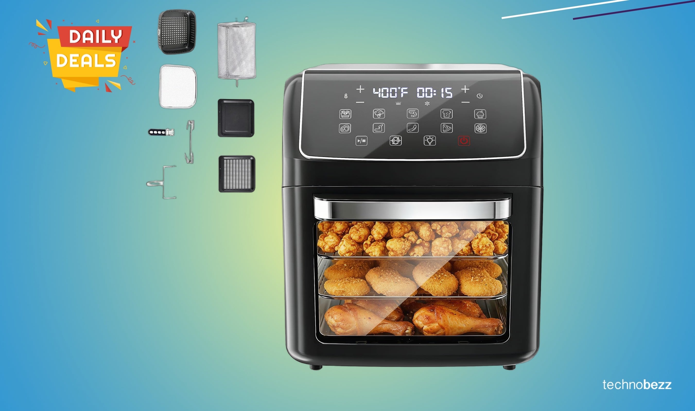 NEWBULIG 12.6Qt Family Air Fryer Oven drops to $69.99