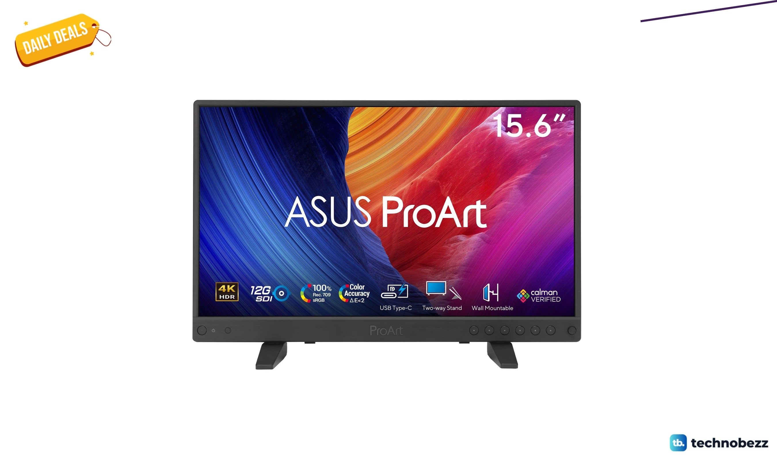 ASUS ProArt PA16USV 15.6 4K HDR-10 SDI Monitor Drops to $799 on Amazon