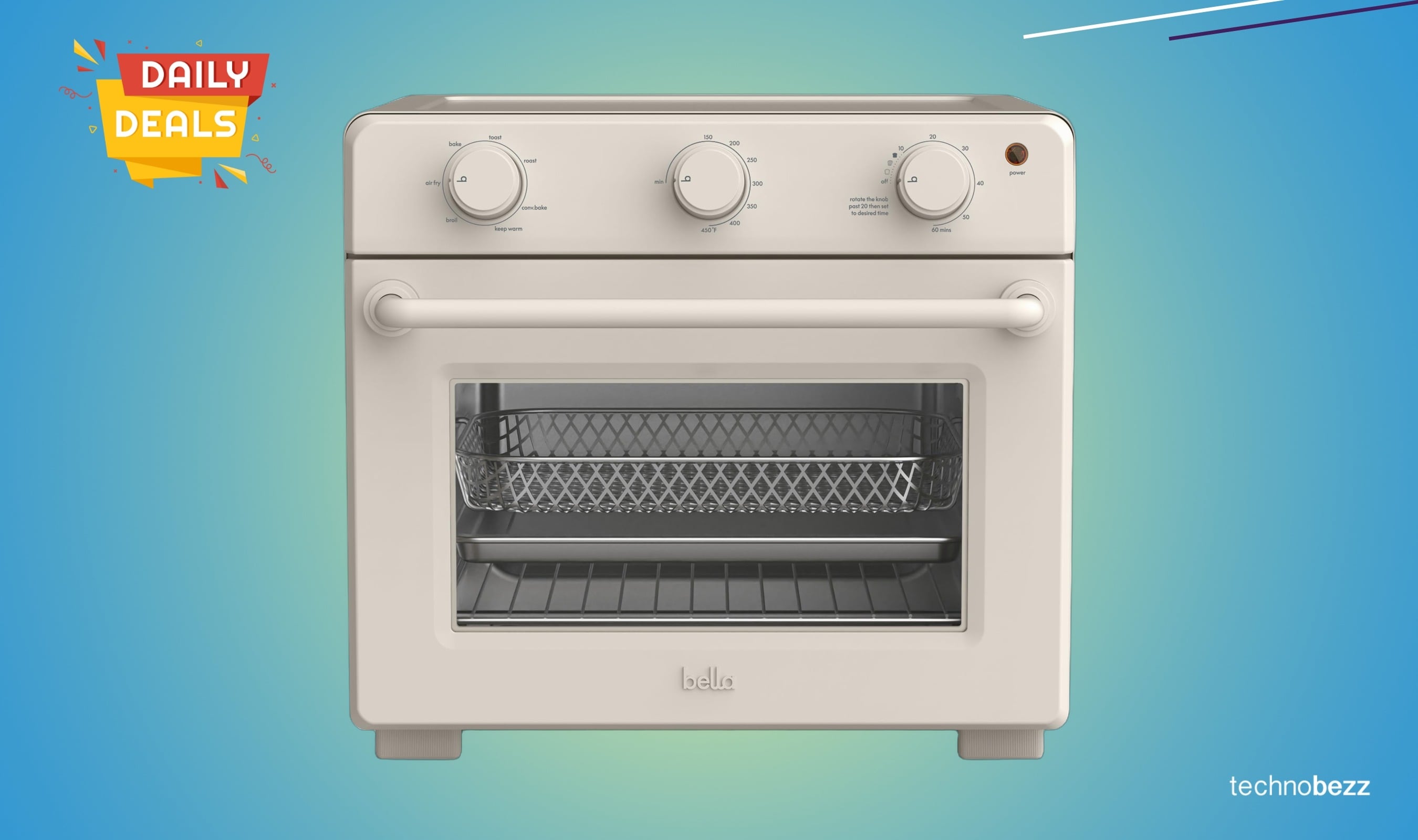 Bella Air Fry Toaster Oven with 7 Presets drops to $99.99 on Amazon