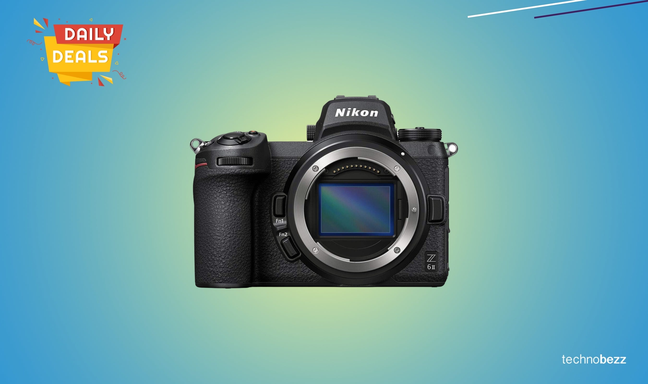 Nikon Z 6II full-frame mirrorless camera drops to $1496.95