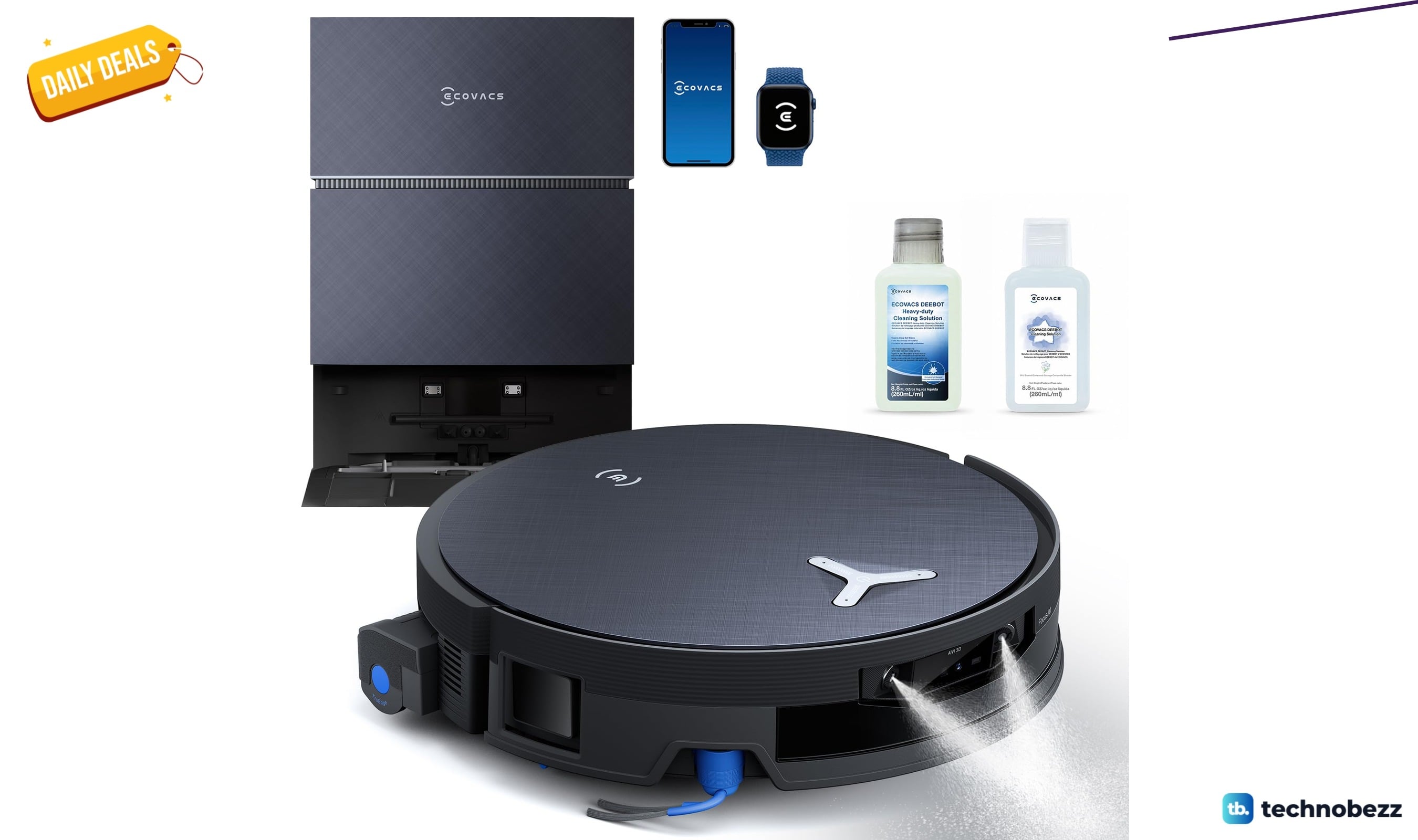 ECOVACS DEEBOT X12 PRO Omni Robot Vacuum drops to $899.00 this Prime Day