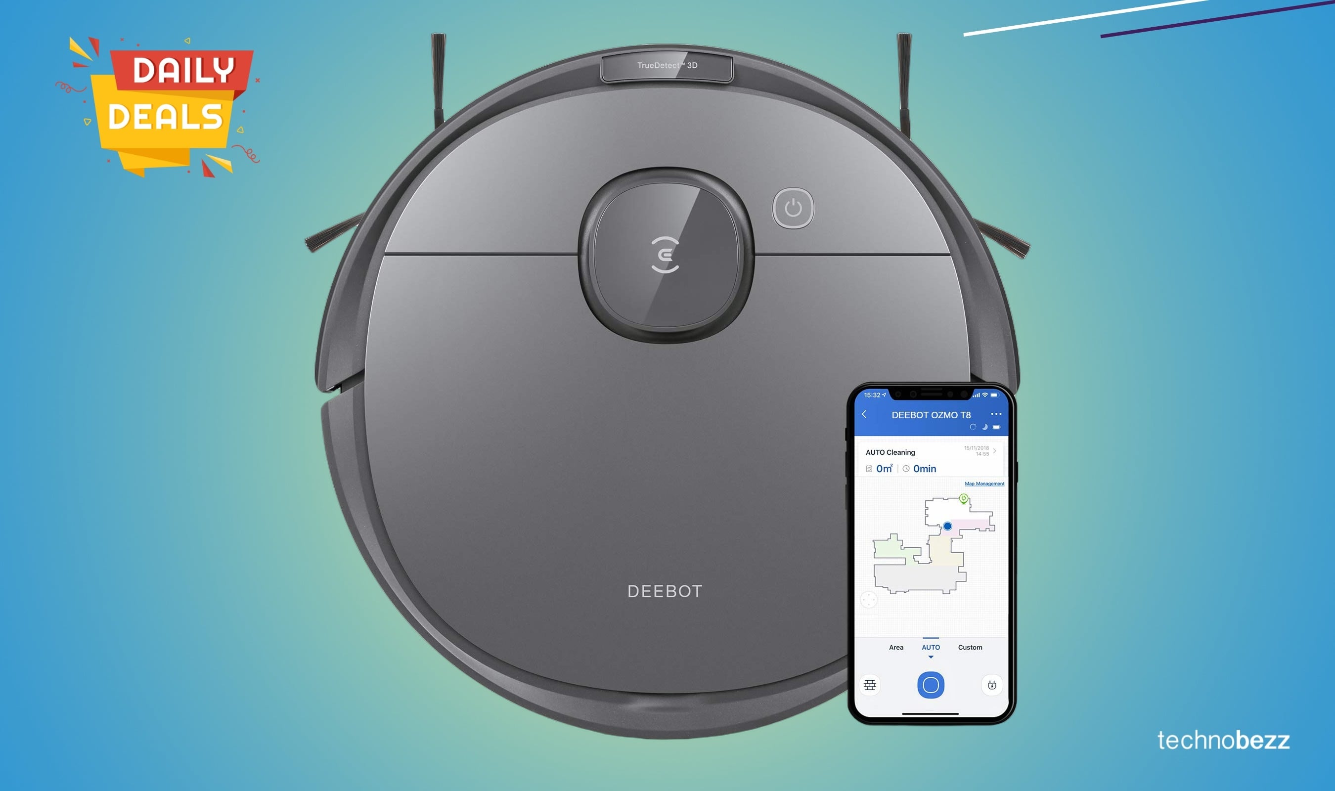 Ecovacs Deebot T8 Robot Vacuum Mop Cleaner drops to $169.99