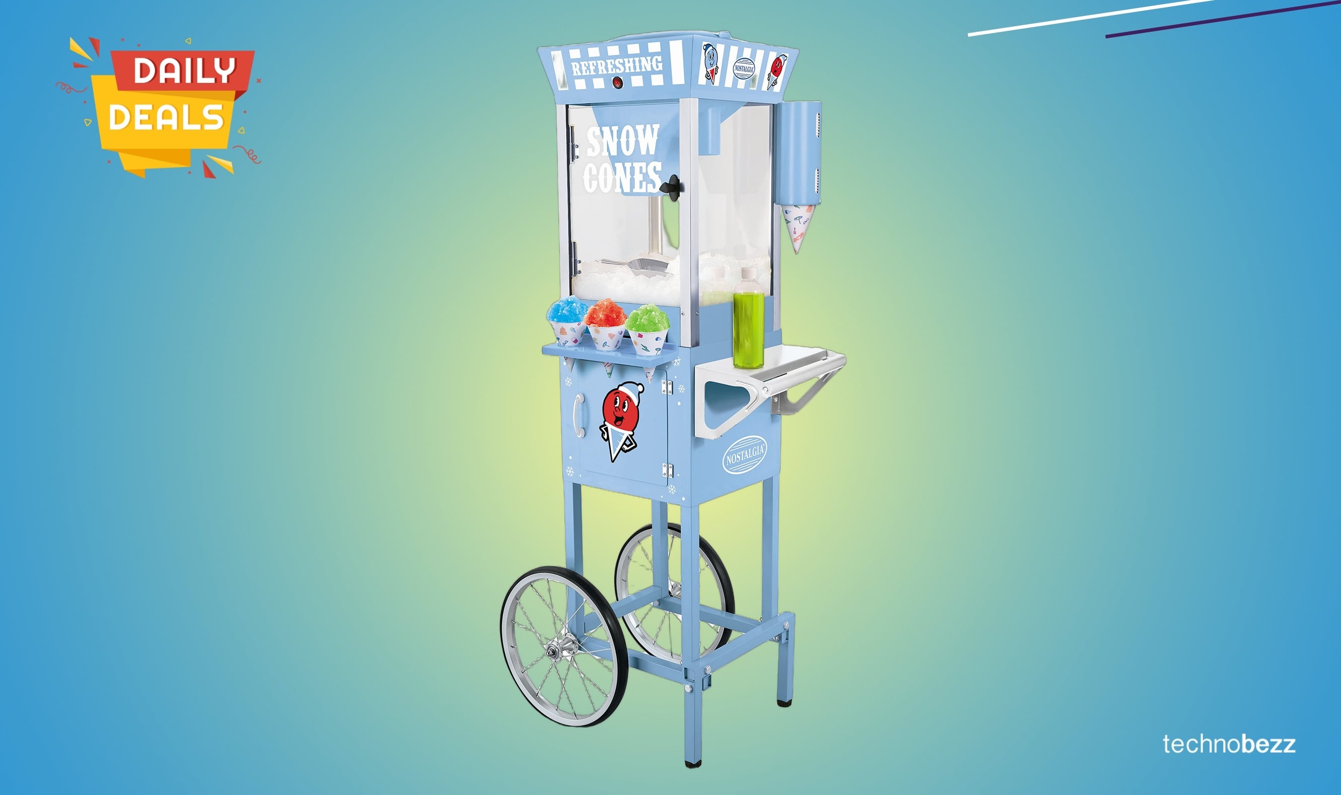 Nostalgia Snow Cone Shaved Ice Machine drops to $209.99
