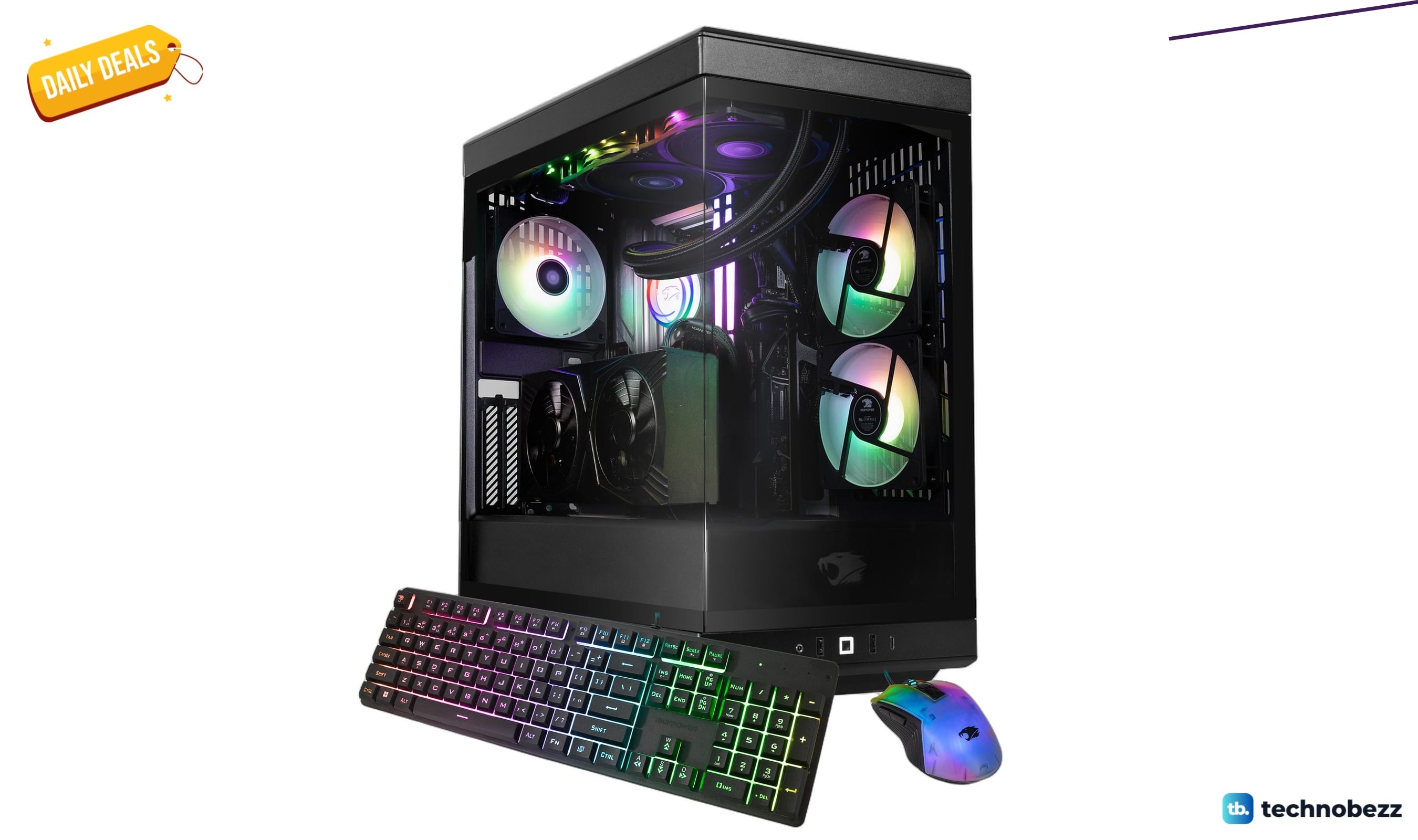 iBUYPOWER Y40 PRO Black Gaming PC Desktop drops to $2099.99