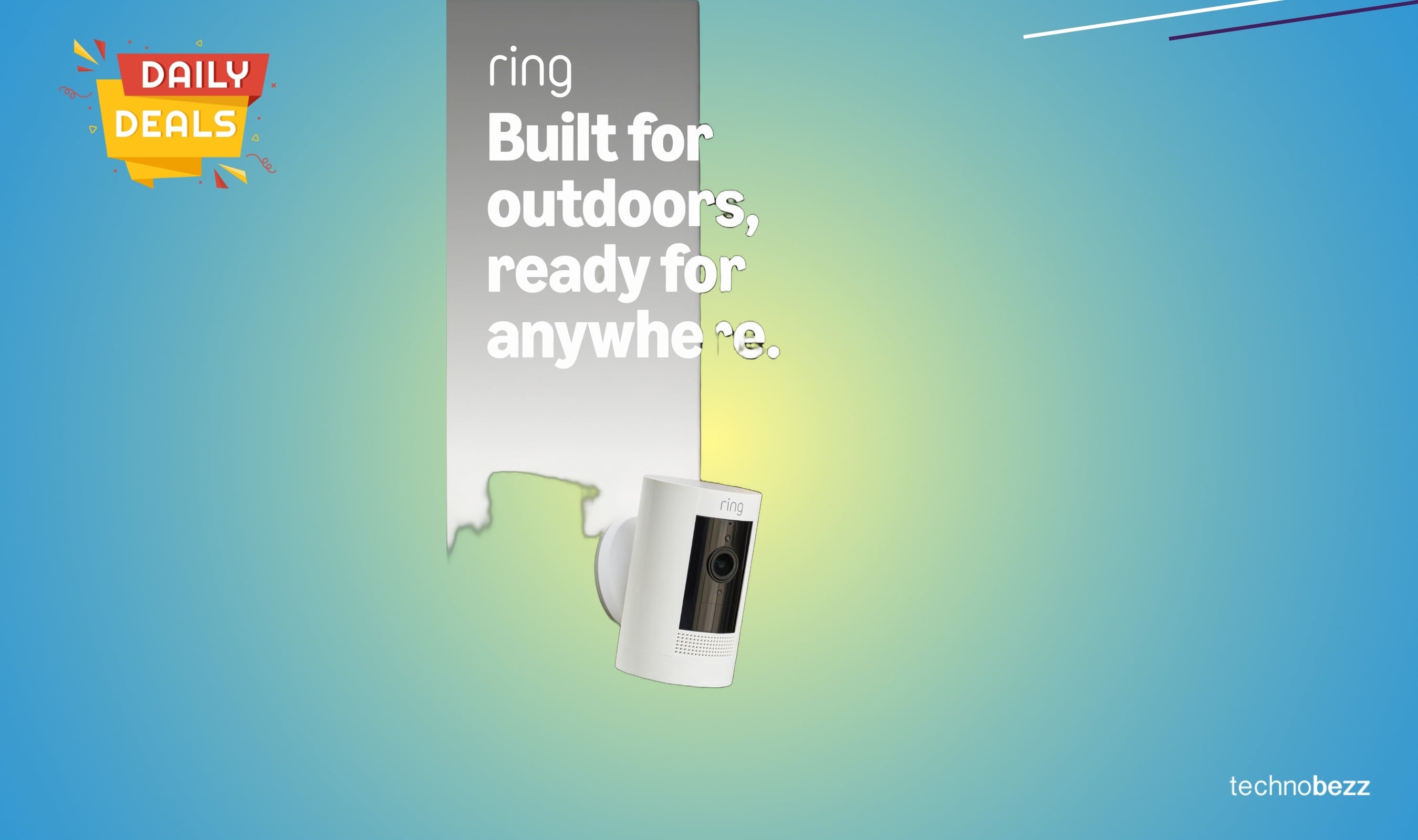 Ring Outdoor Cam three-pack bundle drops to $149.97 on Amazon