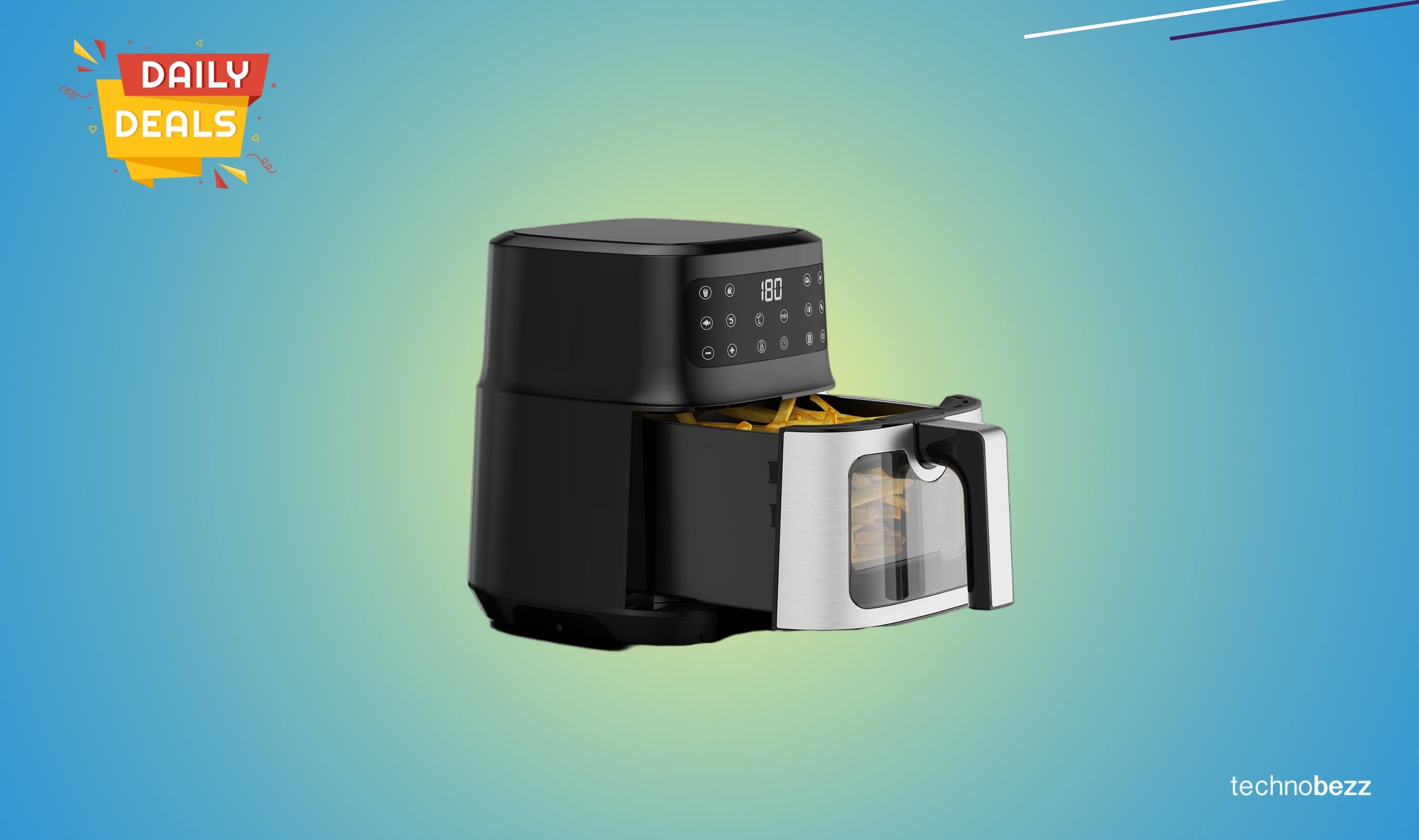 6-quart camping air fryer drops to $51.29 on Amazon