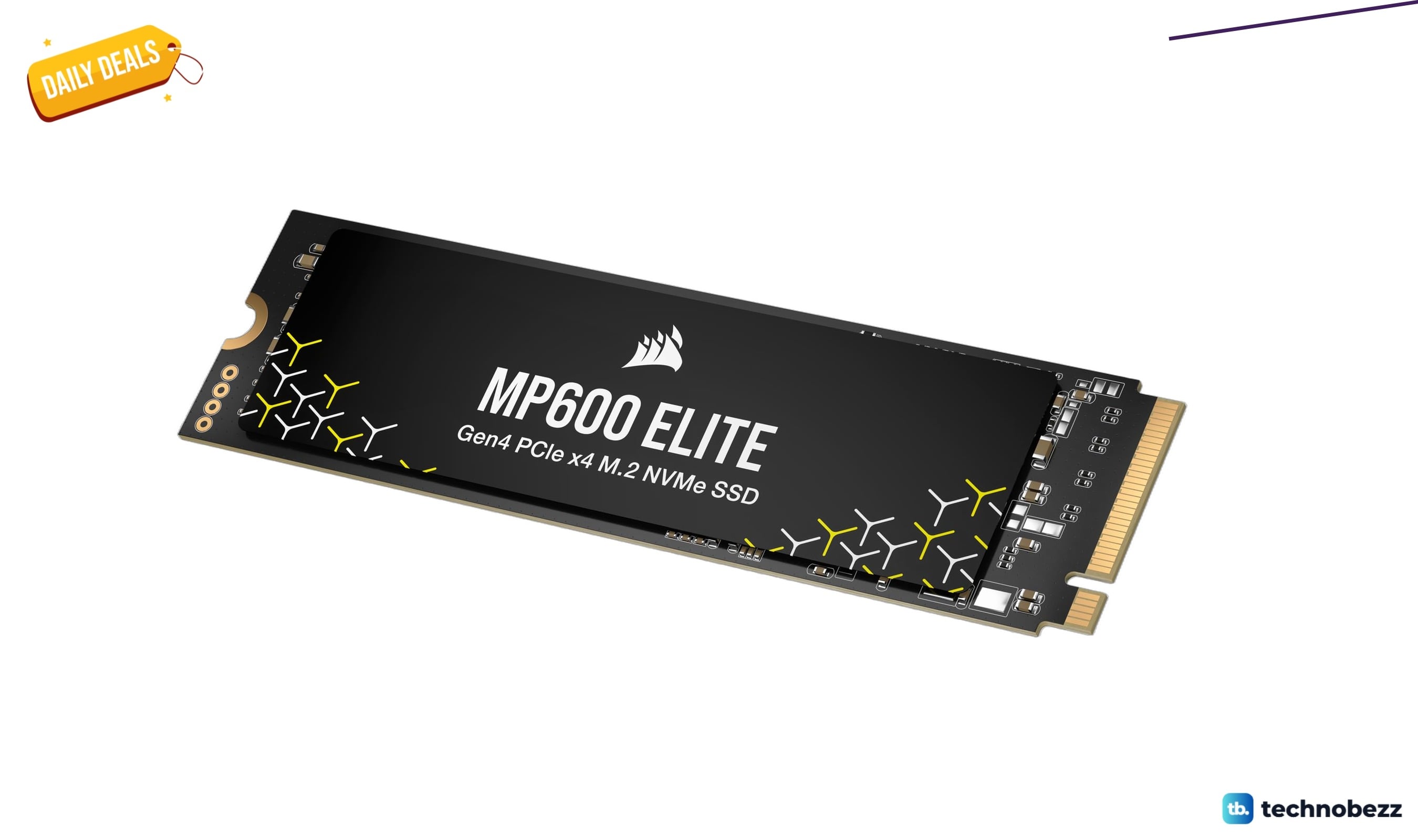 Corsair MP600 Elite M.2 PCIe Gen4 x4 drops to $266.64 on Amazon