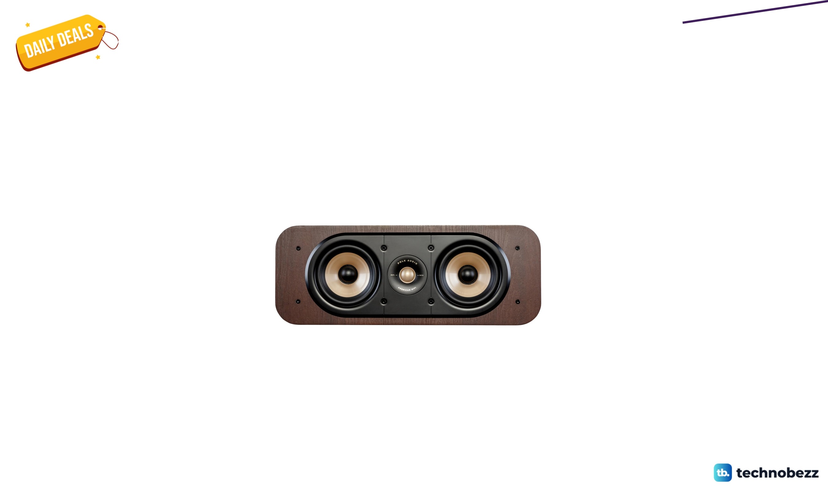 Polk Audio Signature Elite ES30 Center Channel Speaker dips to $185.25