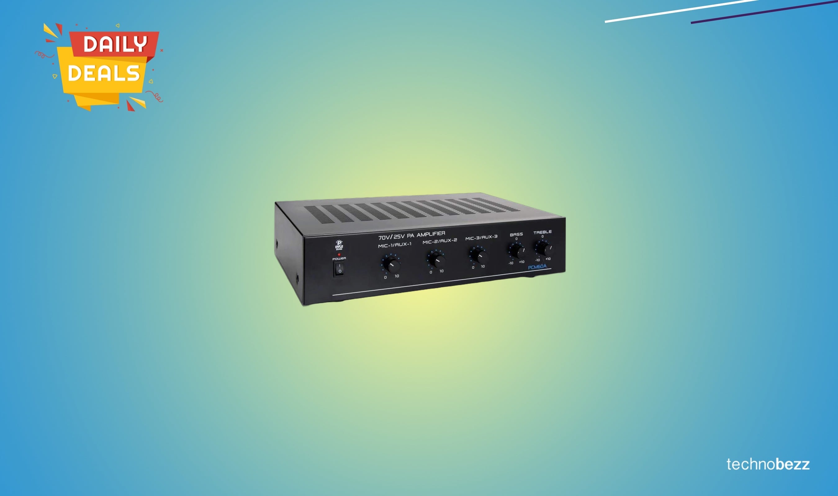 Pyle PCM60A 100W Mini Amplifier Drops to $109.35 on Amazon