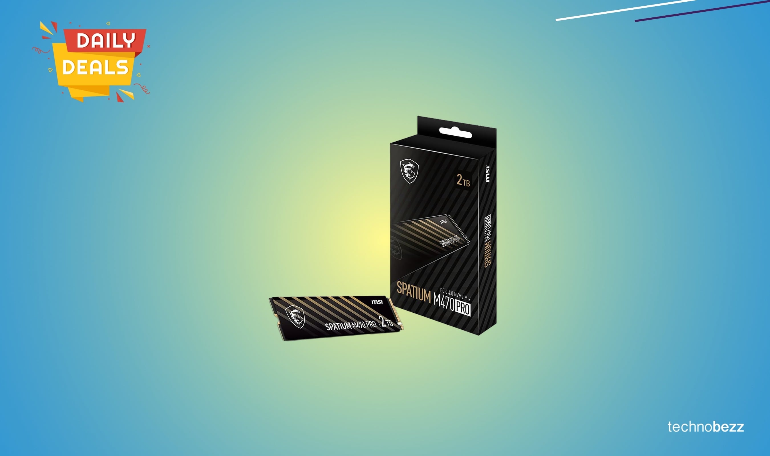 MSI SPATIUM M470 PRO PCIe 4.0 NVMe drops to $326.70