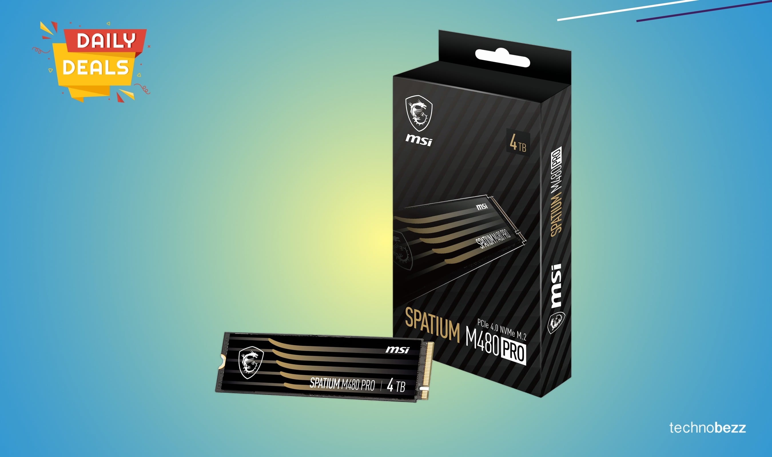 msi SPATIUM M480 PRO 4TB SSD drops to $686.70 on Amazon