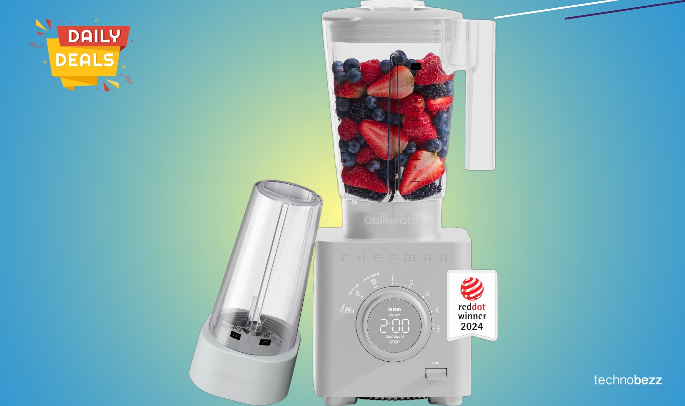 Chefman Obliterator 48 oz Blender drops to $66.25