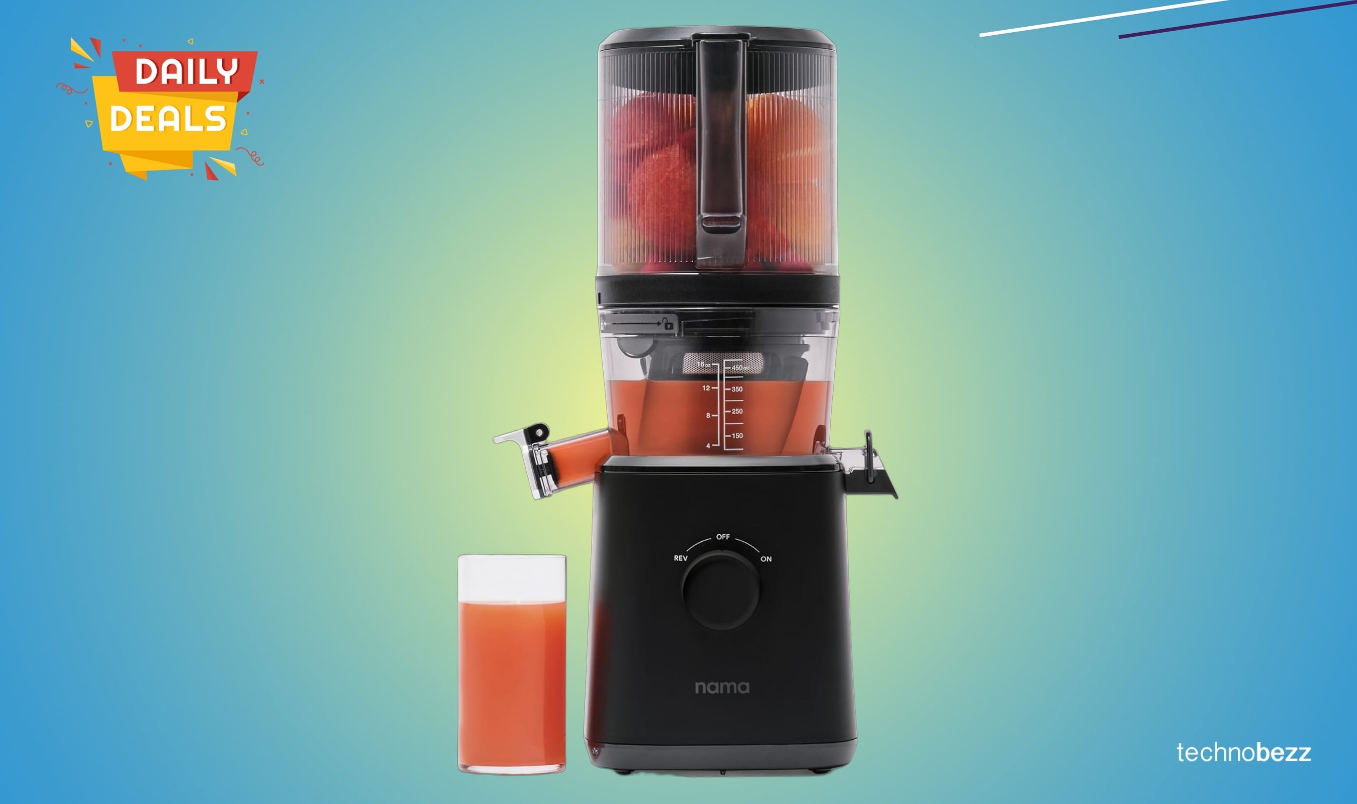 Nama J2 Cold Press Juicer Self starts at $599