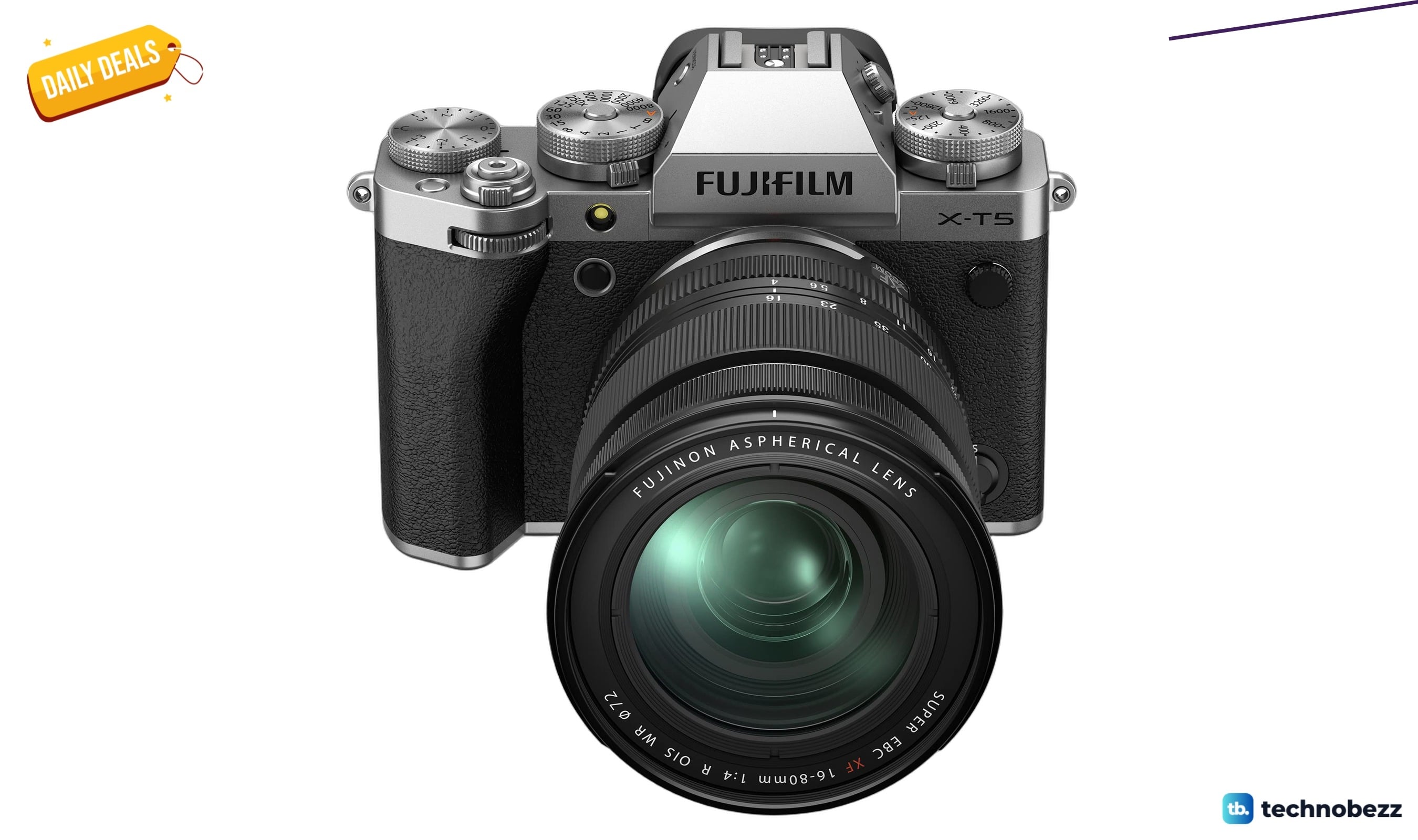 FUJIFILM X-T5 Mirrorless Digital Camera XF16-80mm Lens drops to $2299