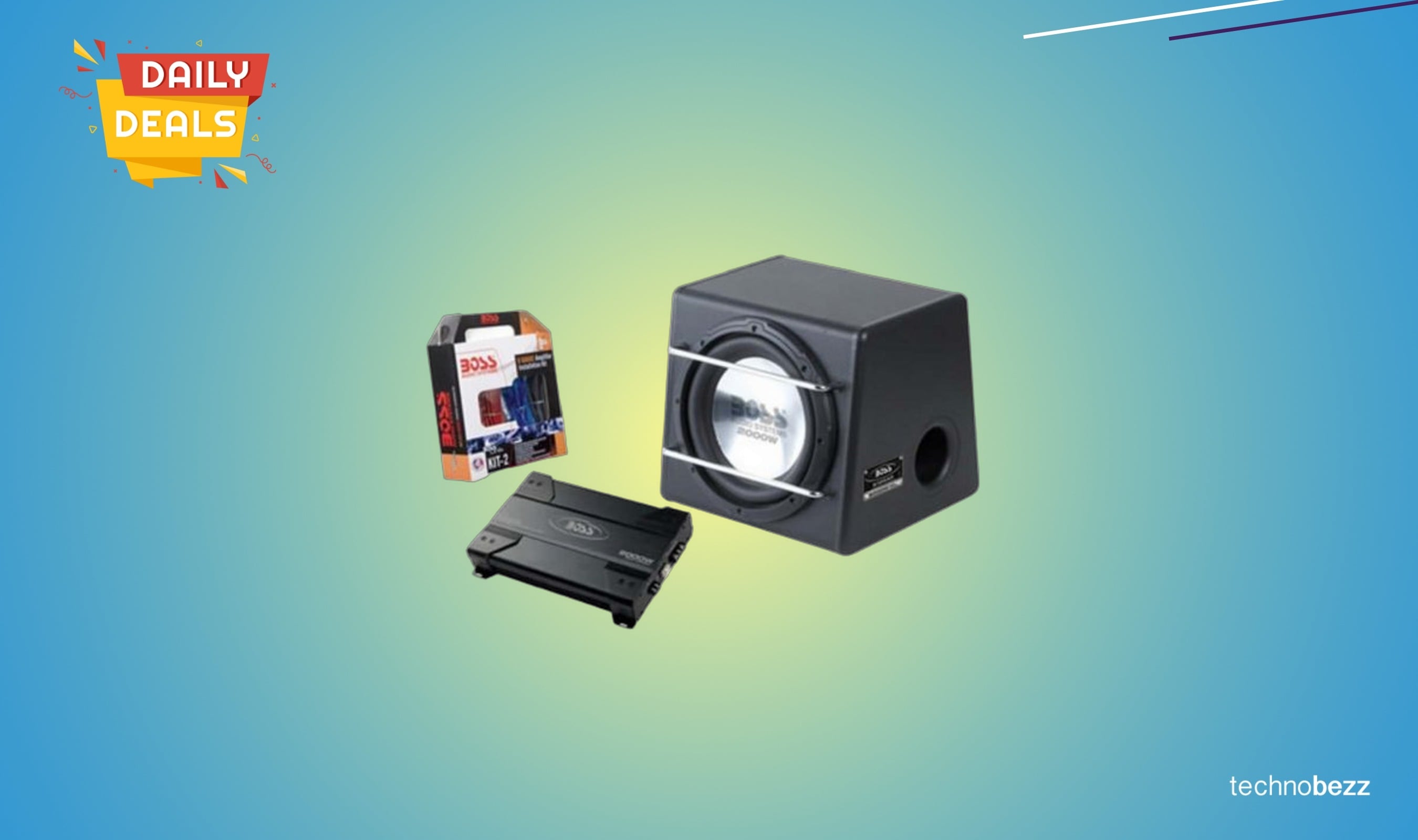 BOSS Audio Systems S122AP subwoofer system drops to $268.01