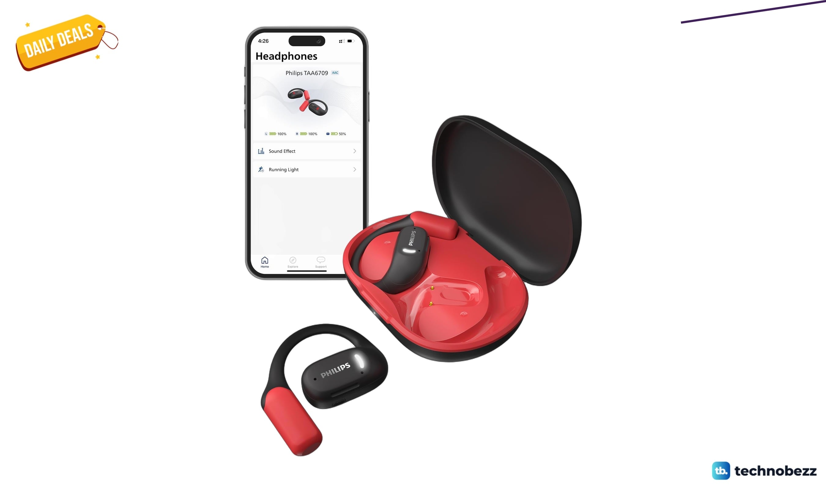 Philips A6709 wireless headphones down to $61.30 from $64.92