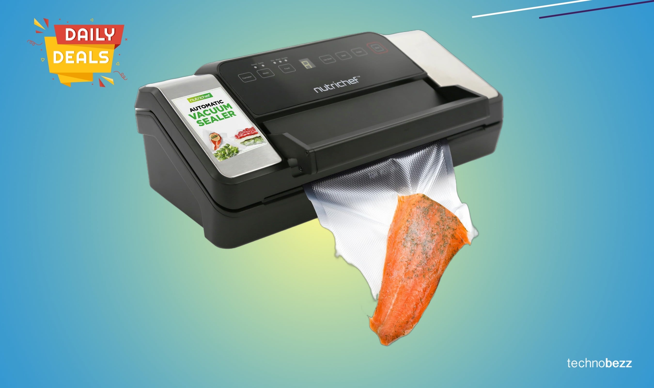 Nutrichef Automatic Food Vacuum Sealer drops to $78.71