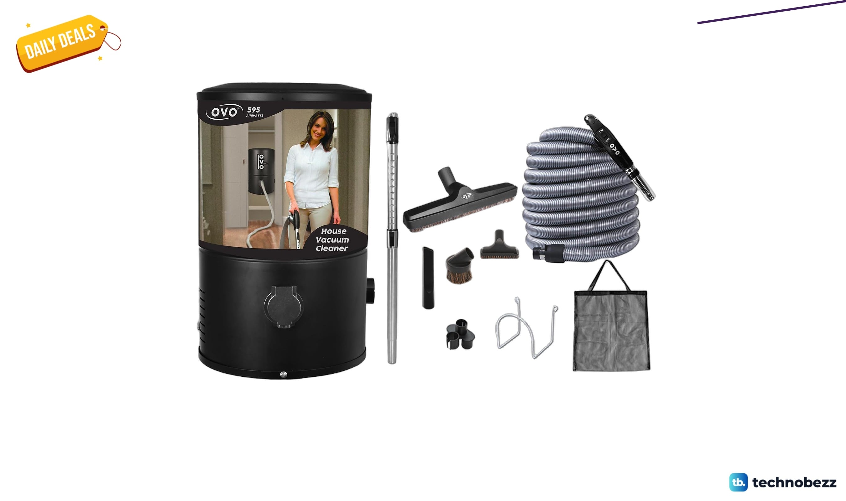 OVO Wall Mounted House Vacuum Cleaner drops to $399.99 on Amazon