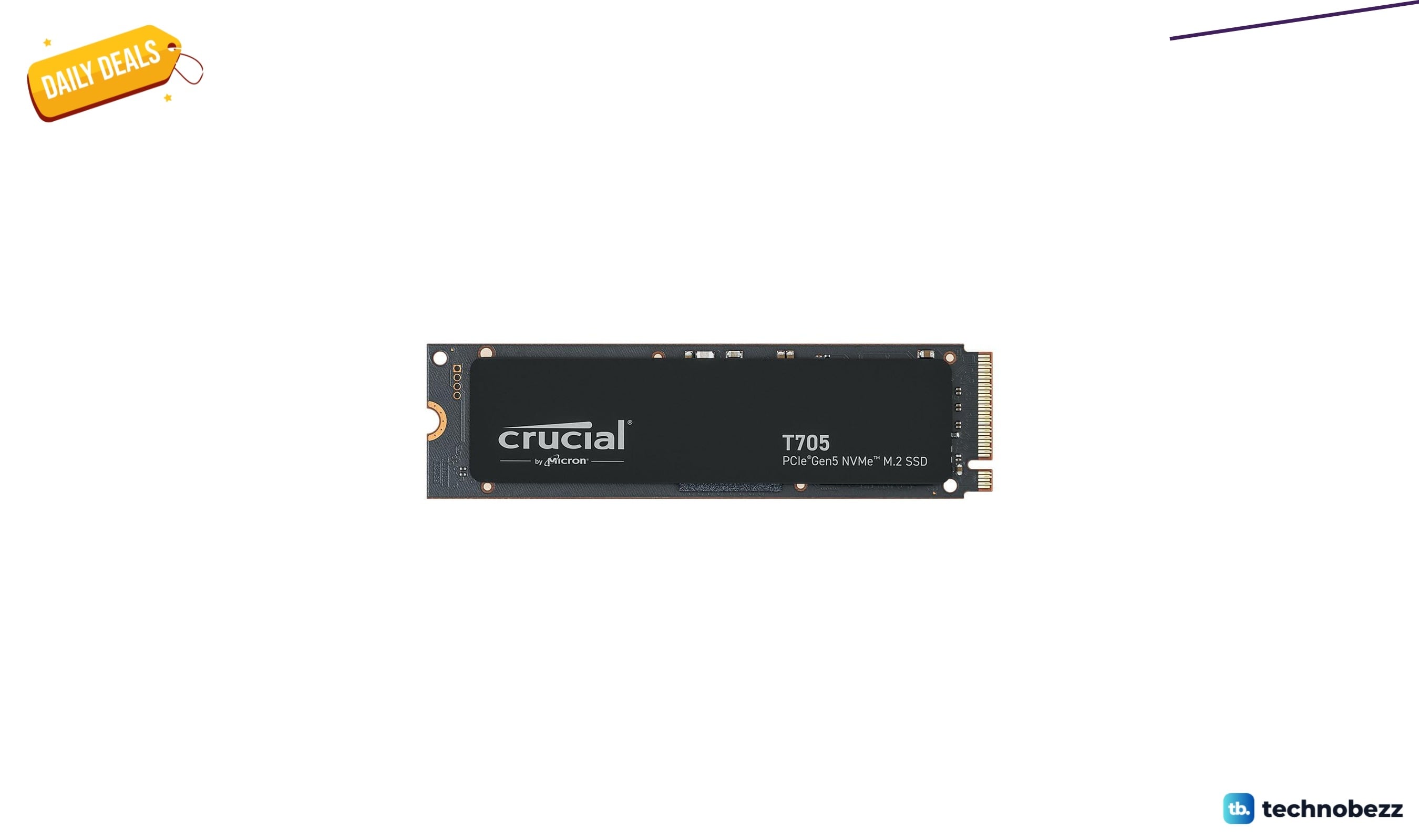 Crucial T705 PCIe Gen5 NVMe SSD drops to $600.19 at Amazon