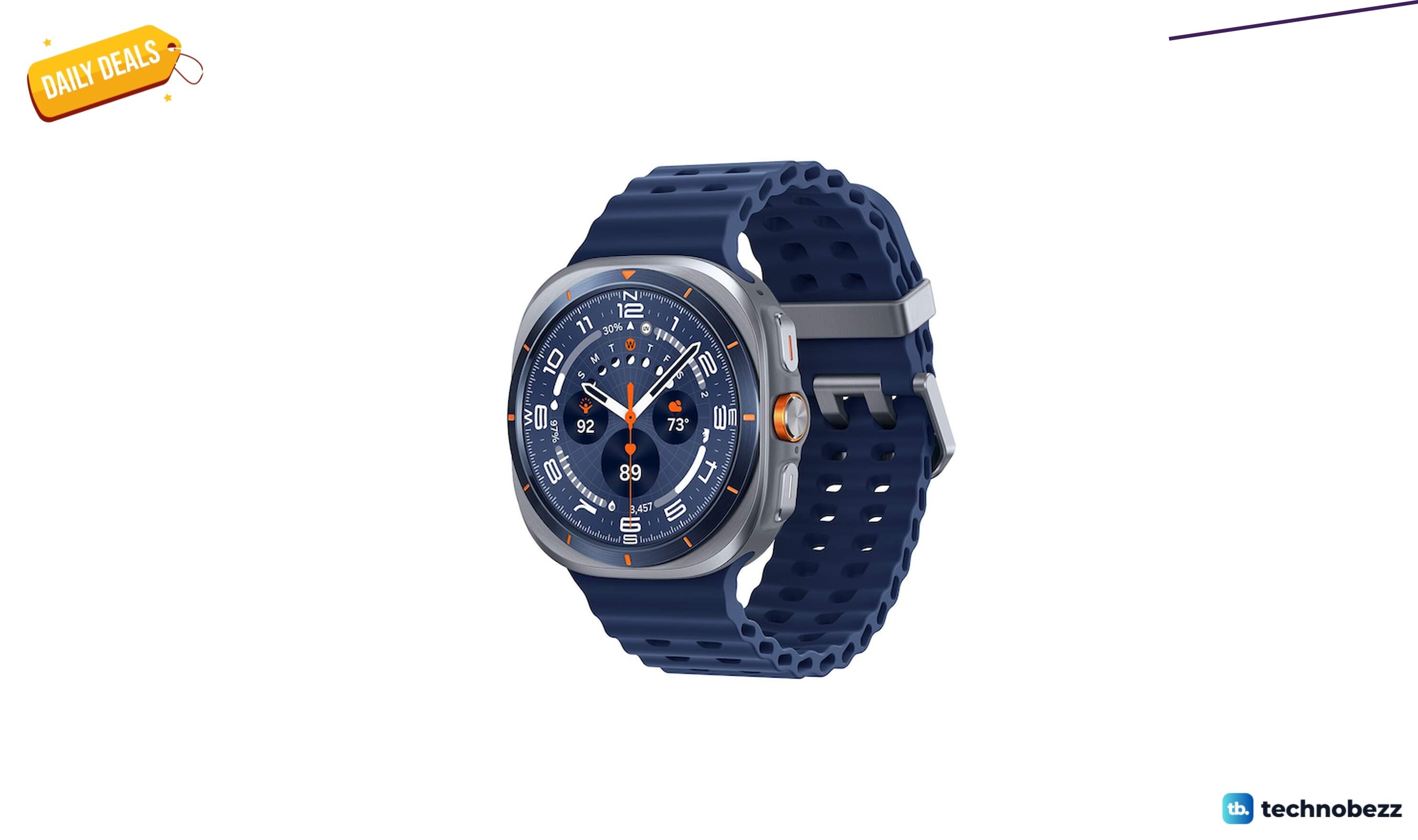Samsung offers the Galaxy Watch Ultra 47mm Titanium Blue for $549.99