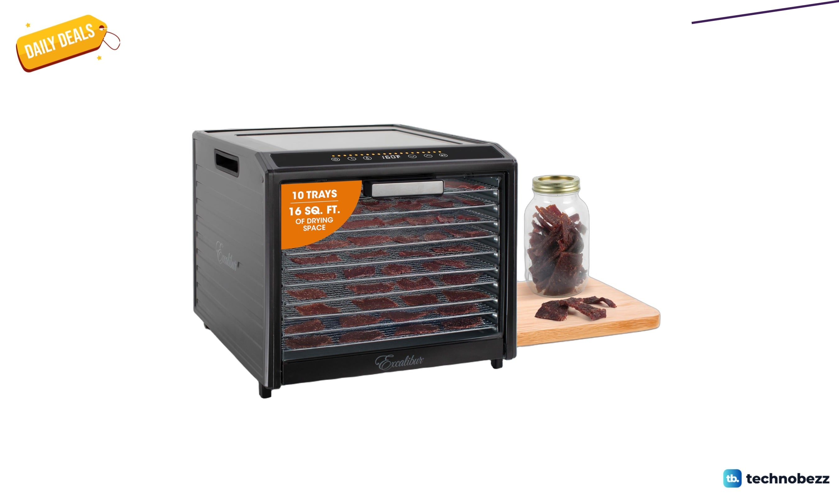 Excalibur Performance 10-Tray dehydrator drops to $239.99 on Amazon