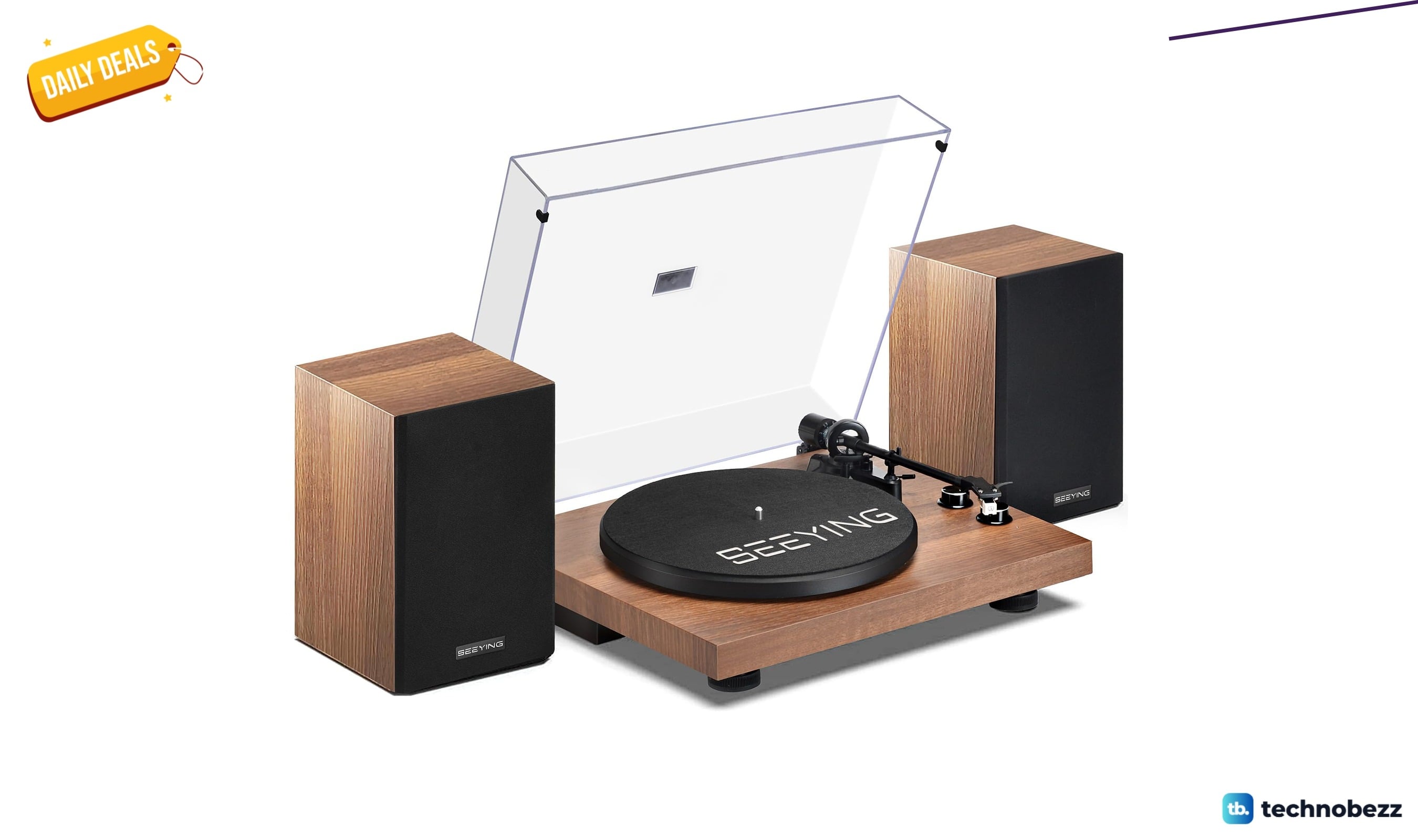 SeeYing Vinyl Record Player marked down to $189.98