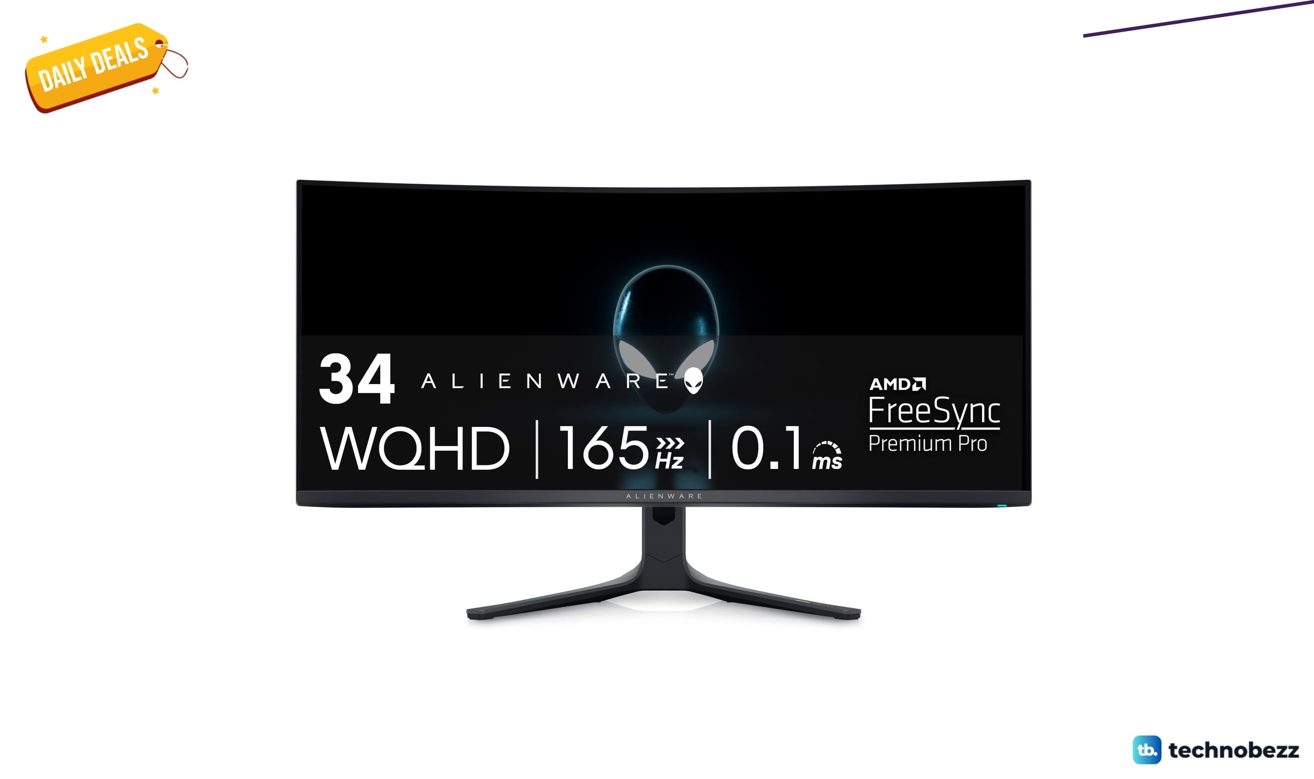 Alienware AW3423DWF Curved QD-OLED Gaming Monitor drops to $639