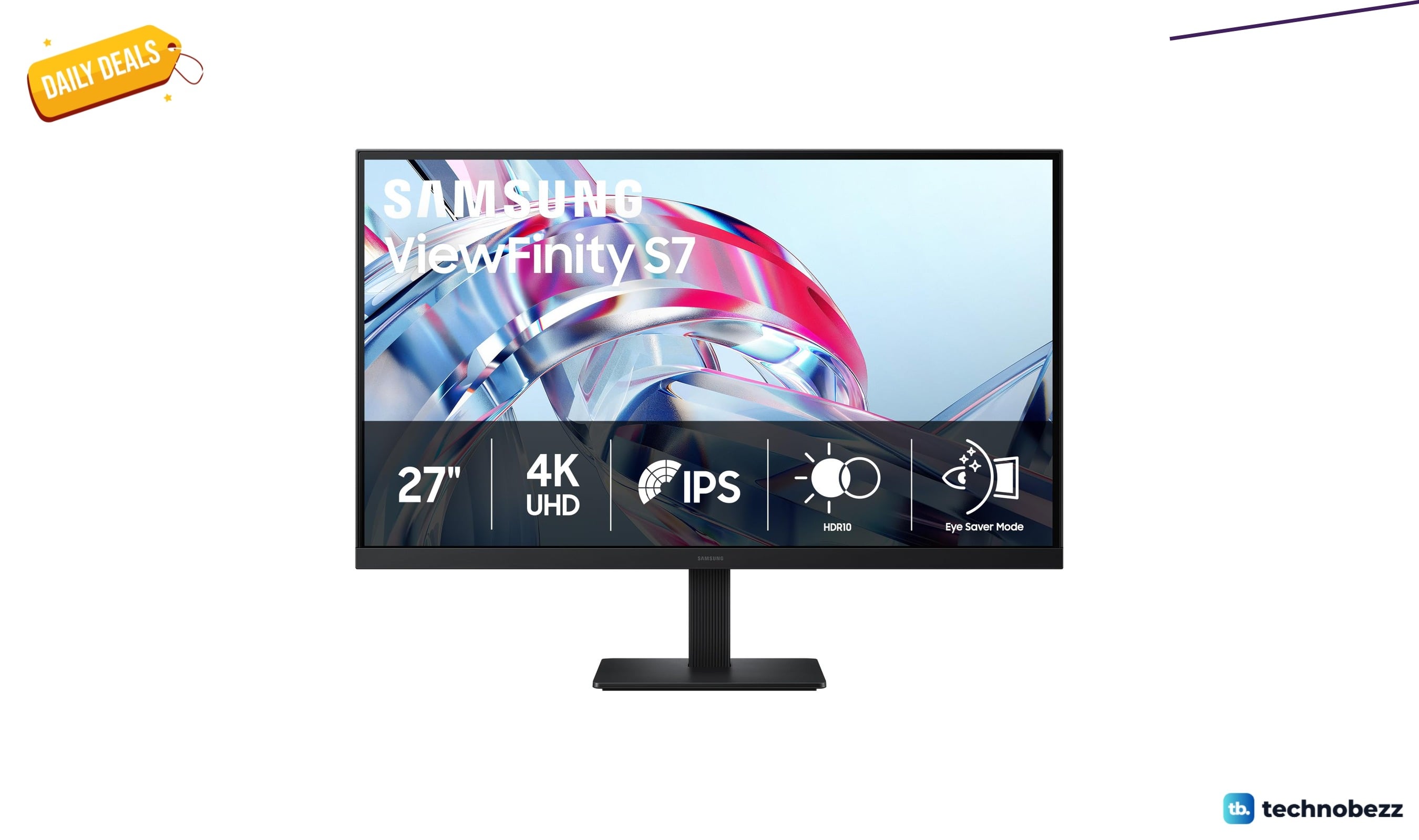 Samsung 27" ViewFinity S7 High-Resolution Monitor price drops to $249.99