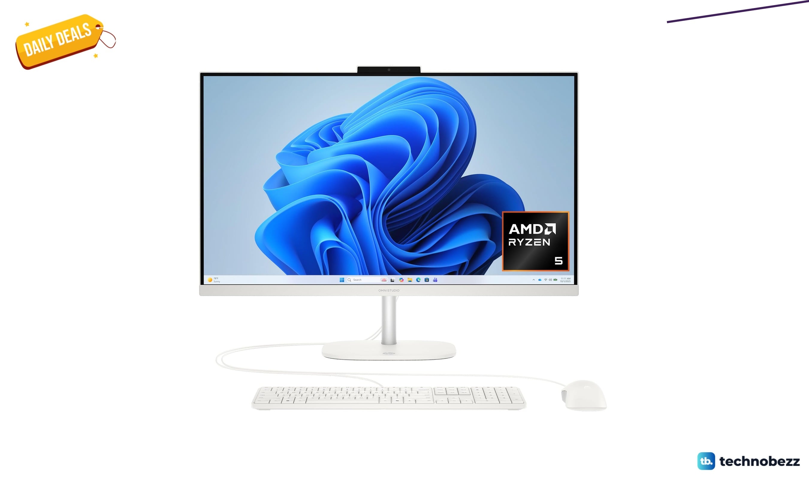 HP OmniStudio 27 All-in-One Desktop PC, FHD falls to $949.99