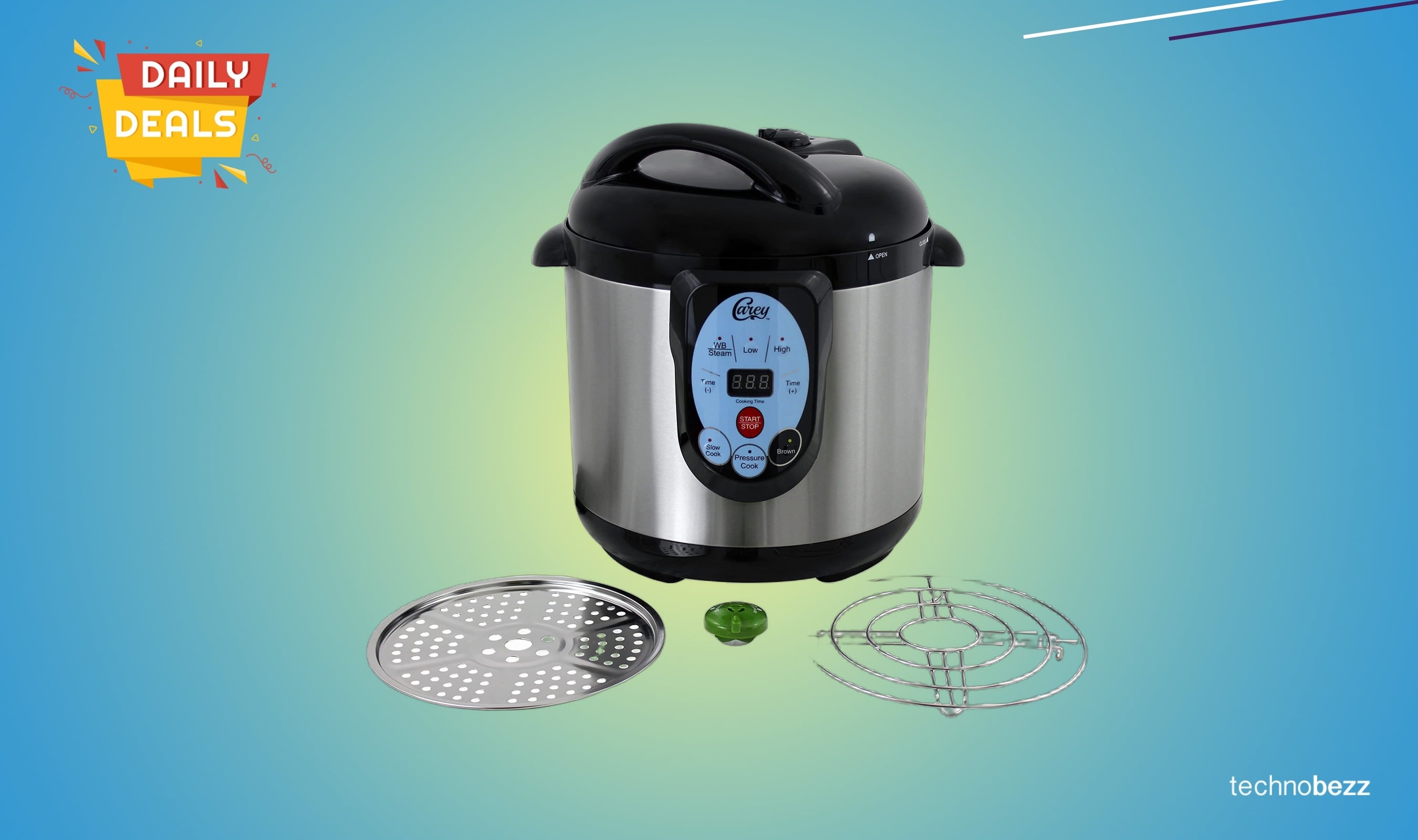 CAREY DPC-9SS Smart Electric Pressure Cooker Canner drops to $165.21