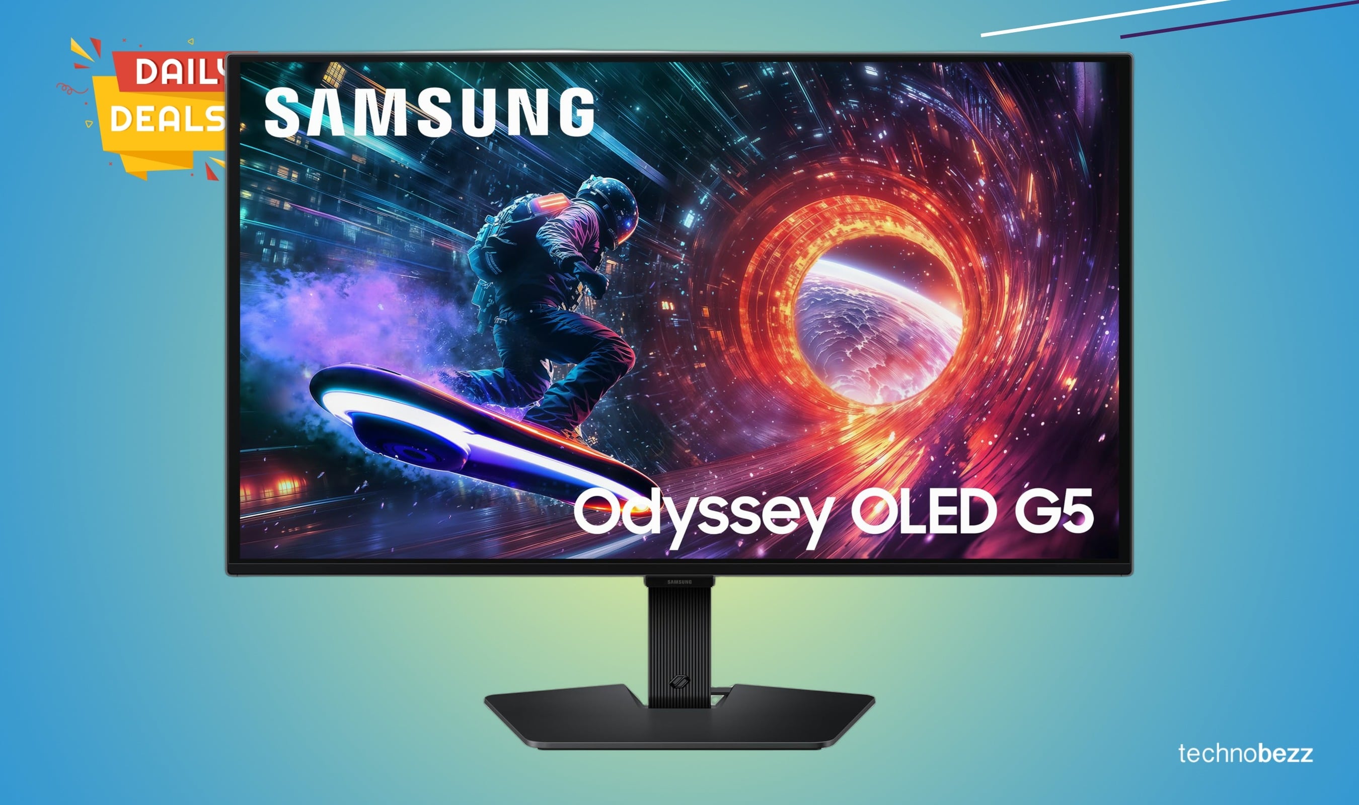 Samsung 27-inch Odyssey OLED G5 gaming monitor drops to $349.99