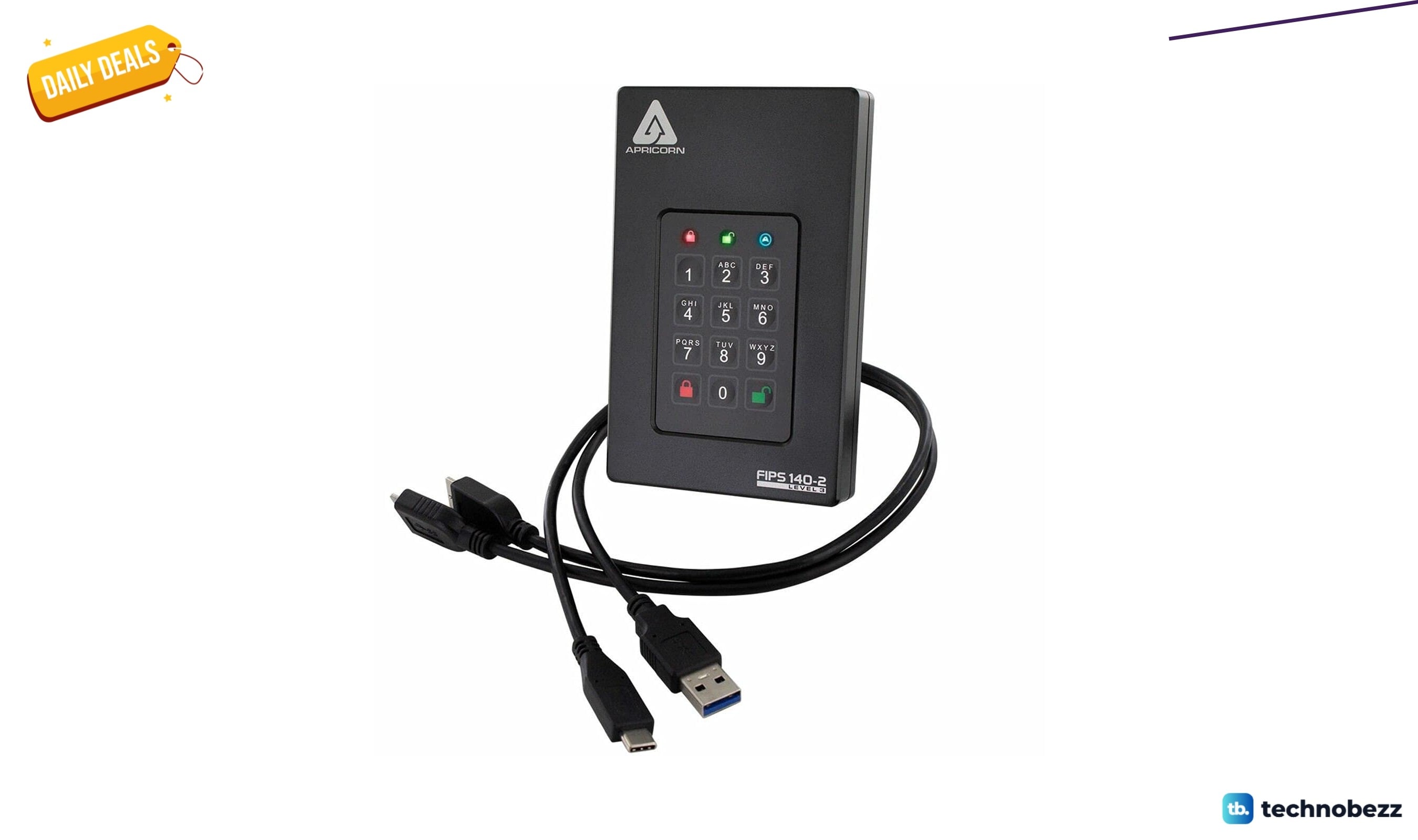 Apricorn Aegis Fortress L3 FIPS Level 3 drops to $574.50 on Amazon