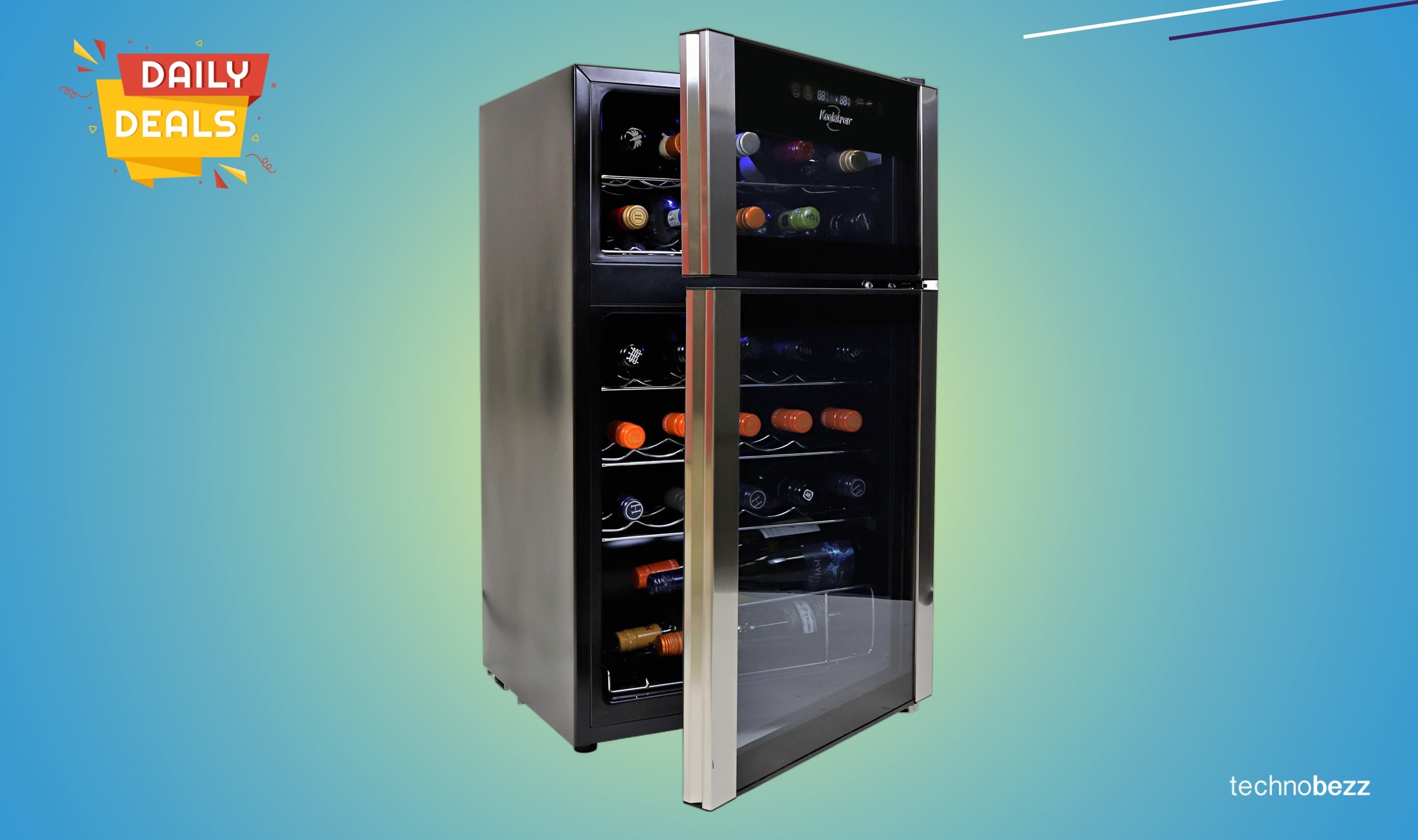 Koolatron 29 Bottle Wine Fridge price drops to $567.75