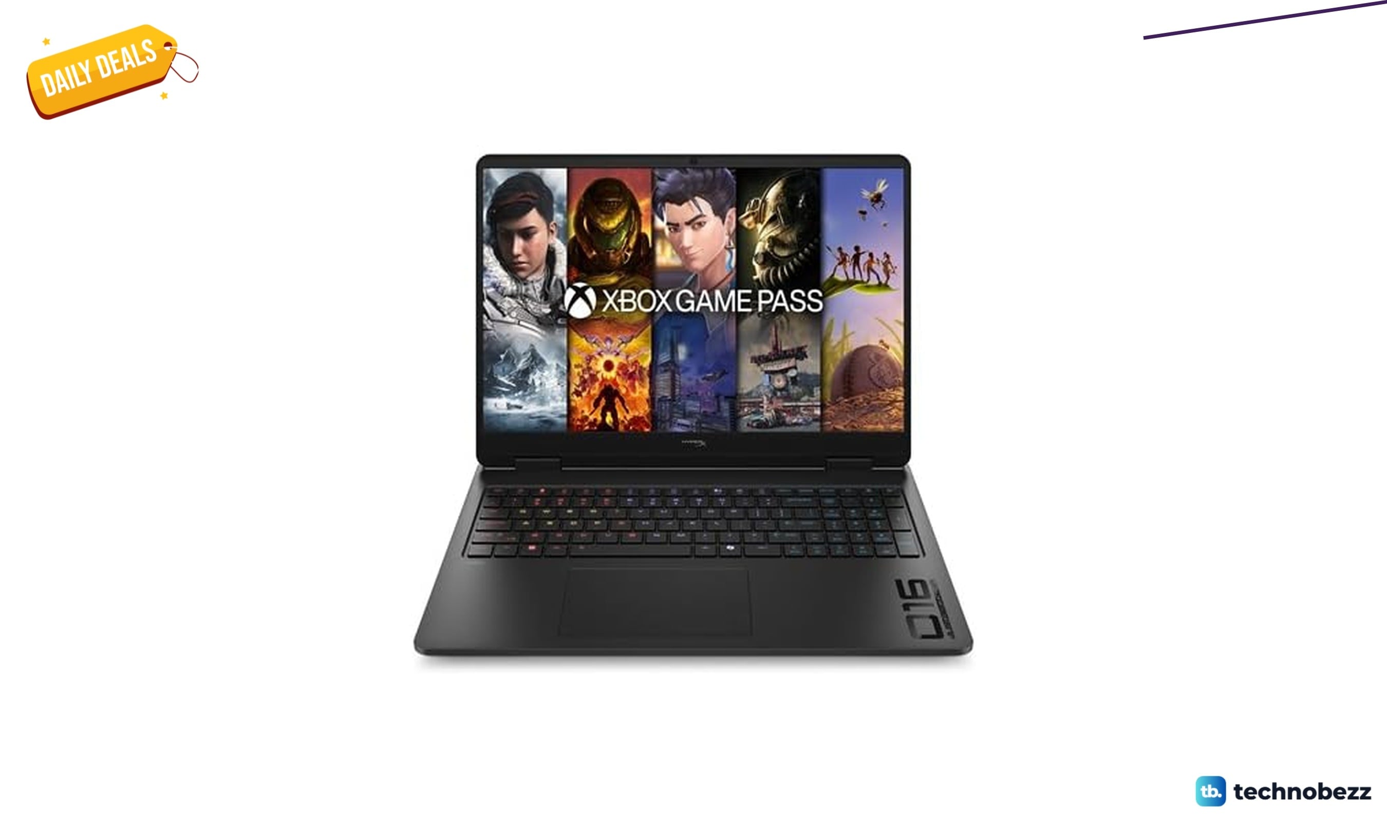 HyperX Omen 16" 2K Ryzen 7 RTX 5060 Gaming Laptop is $1389.99 at Woot