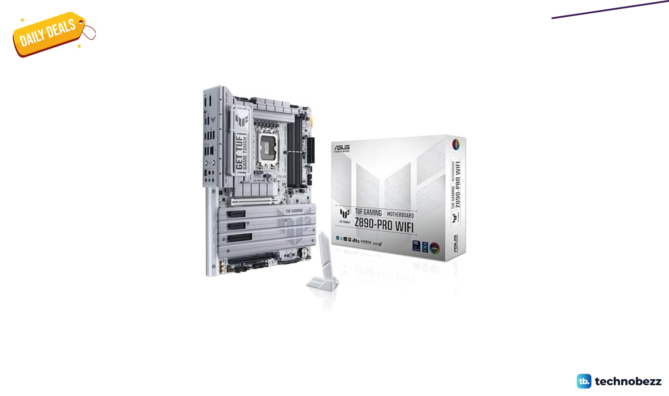 Woot offers the ASUS TUF Gaming Z890-PRO WiFi motherboard for $199.99