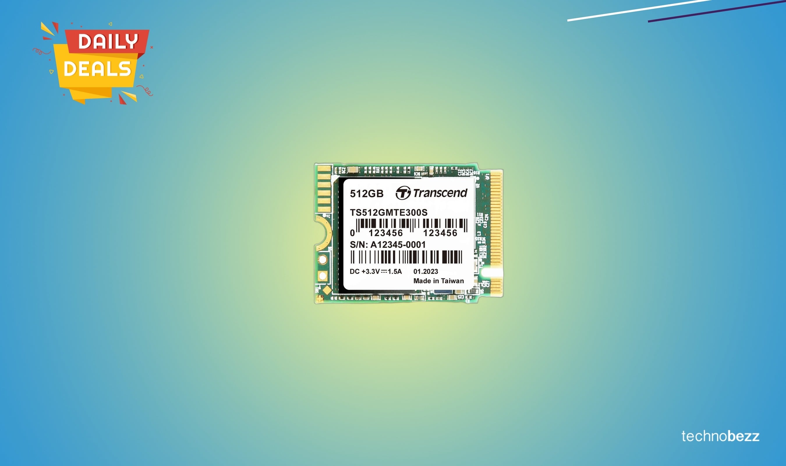 Transcend MTE300S 512GB SSD drops to $189.99 for compact device upgrades