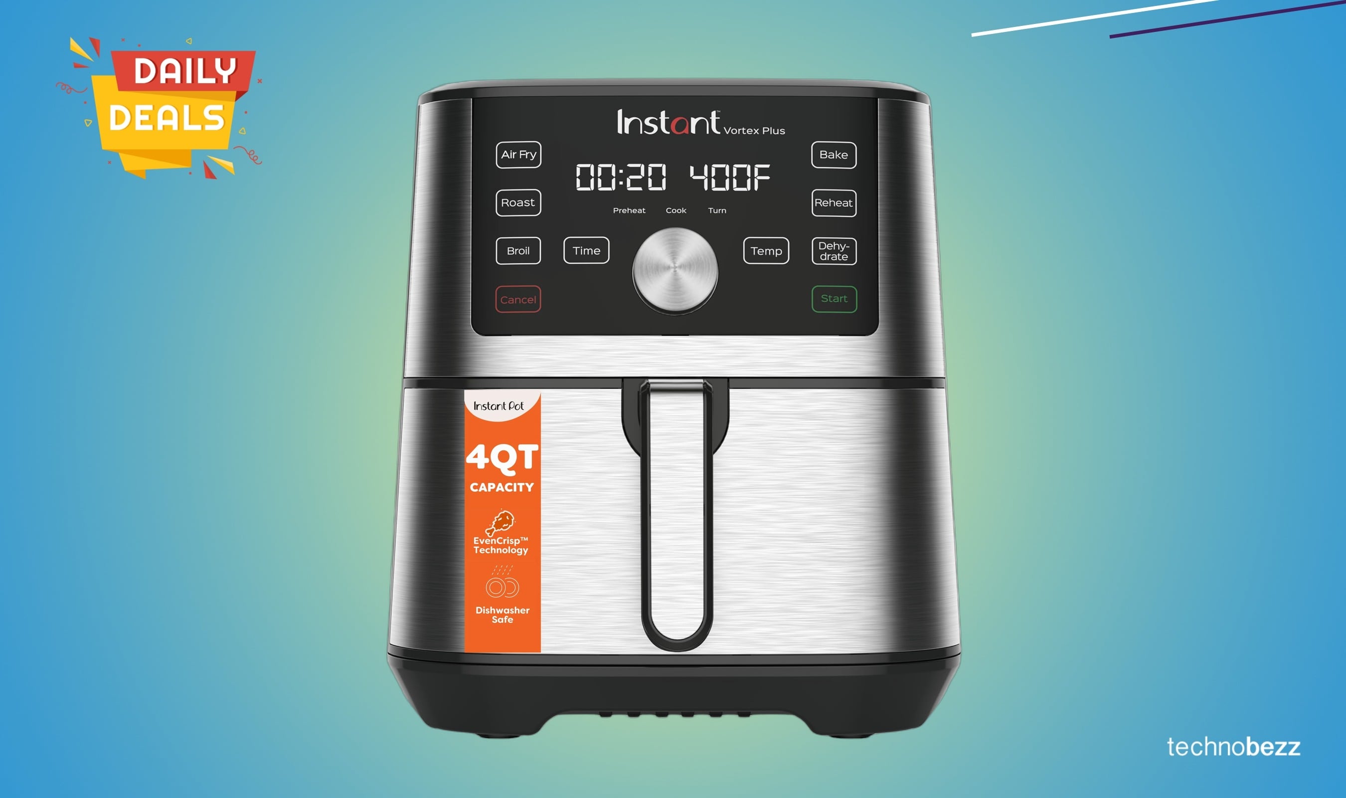 Instant Pot 4QT Vortex Plus 6-in-1 Mini drops to $106.59