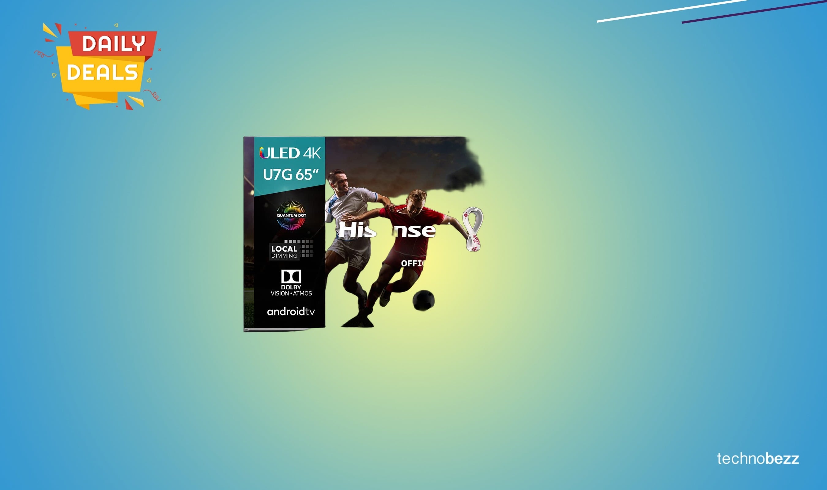 Hisense ULED 65U7G QLED Android 4K Smart TV drops to $824.26