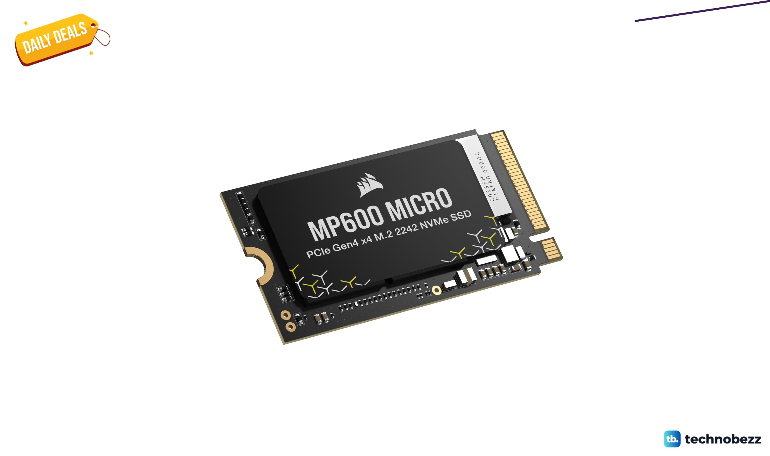 Corsair MP600 Micro 1TB M.2 NVMe PCIe falls to $349.90