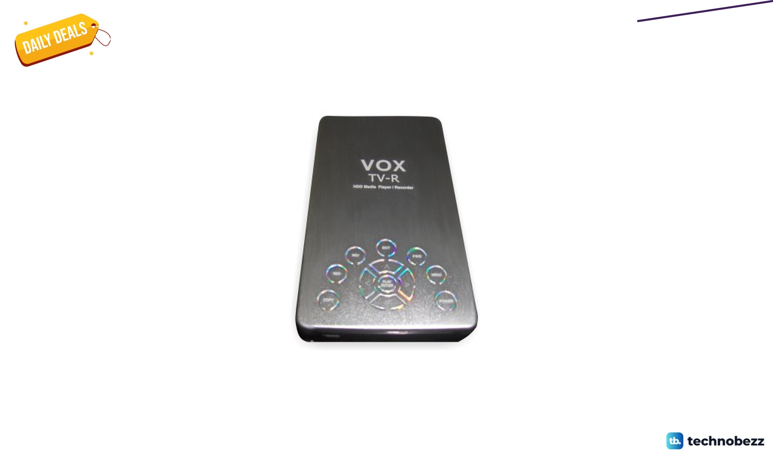 VOX EXTVR-25TIO-120G-S TV-R Portable Multi Media Recording drops to $331