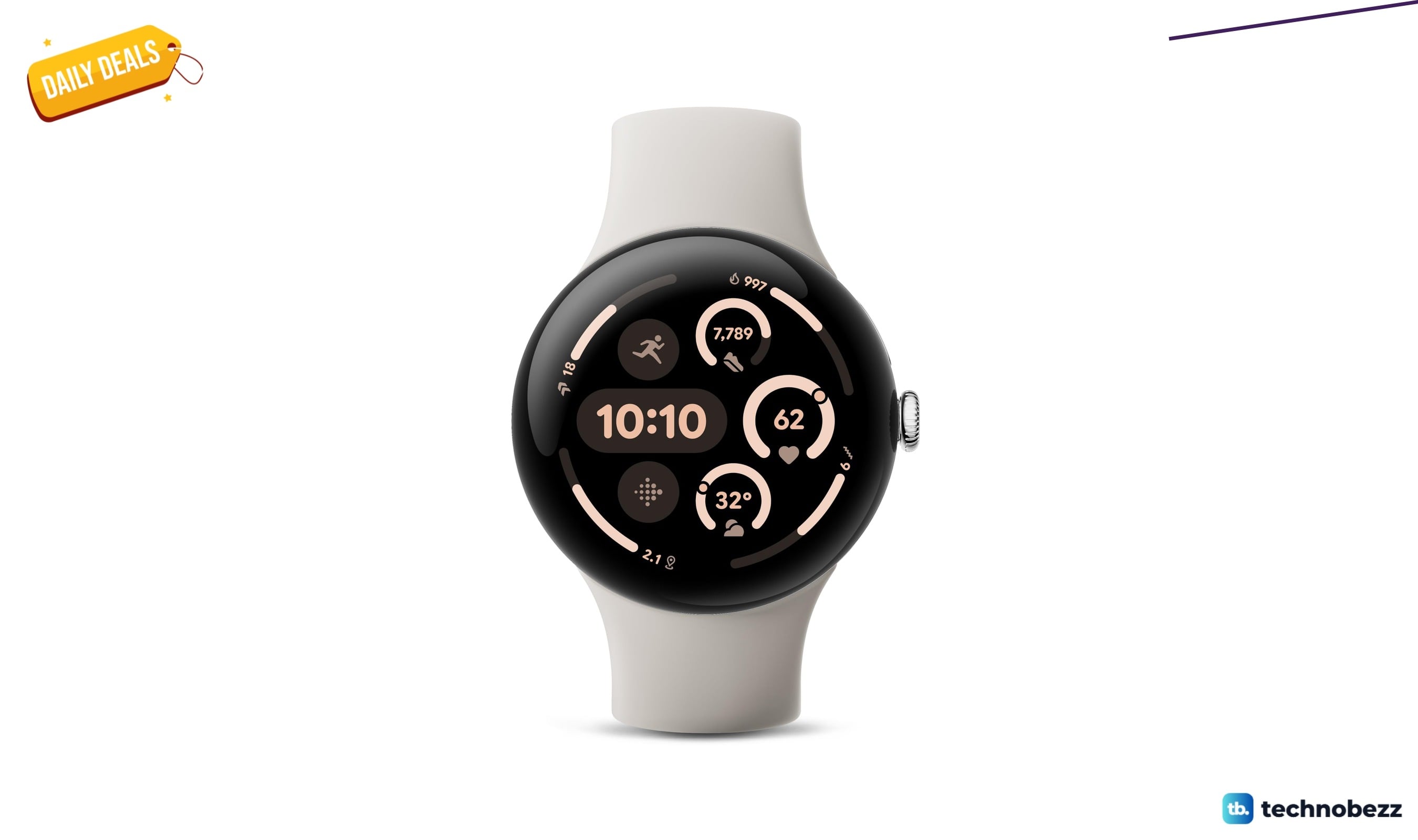 Google Pixel Watch 3 2024 Android Smartwatch on sale for $299.99