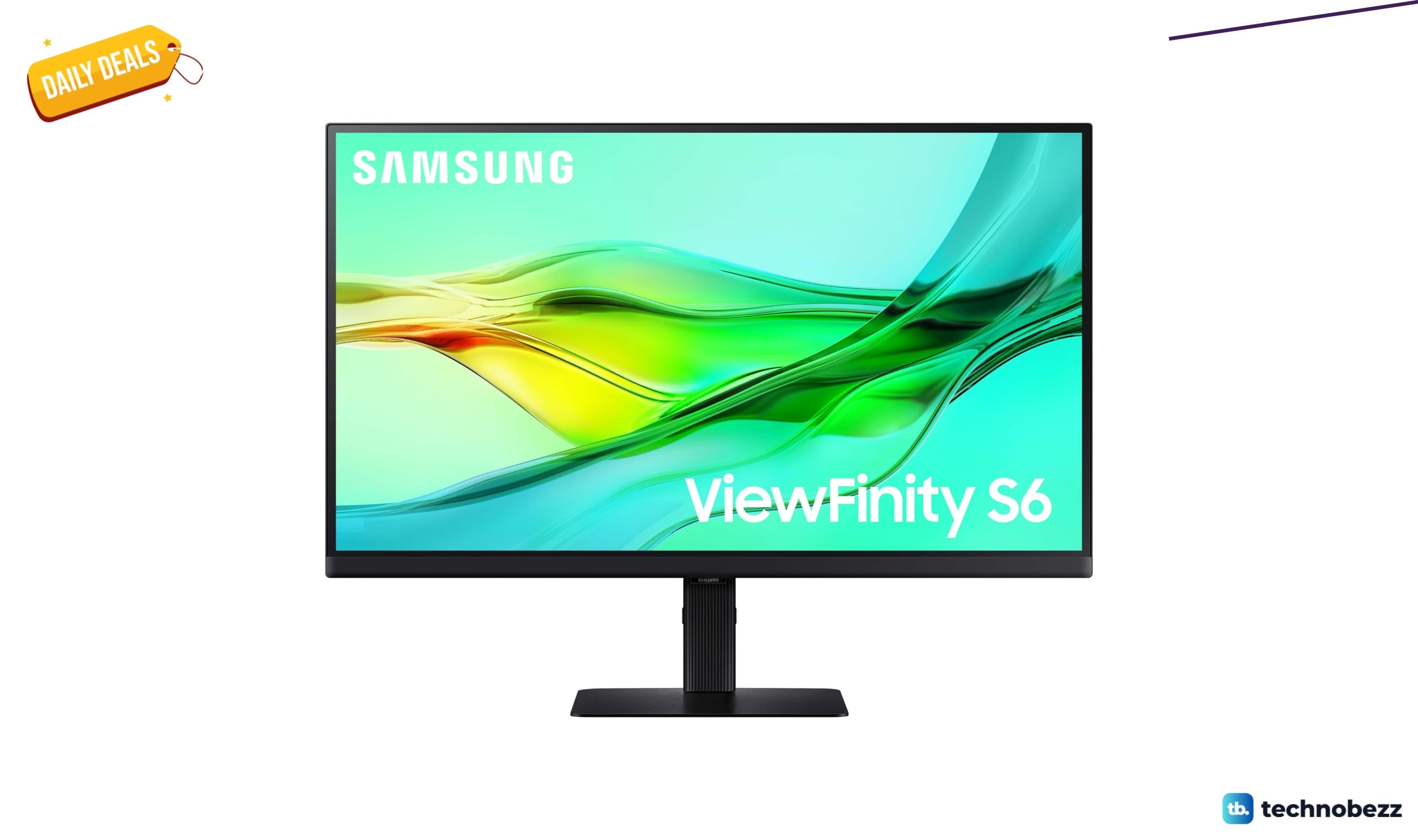 SAMSUNG 27" ViewFinity S6 QHD High Resolution falls to $299.99