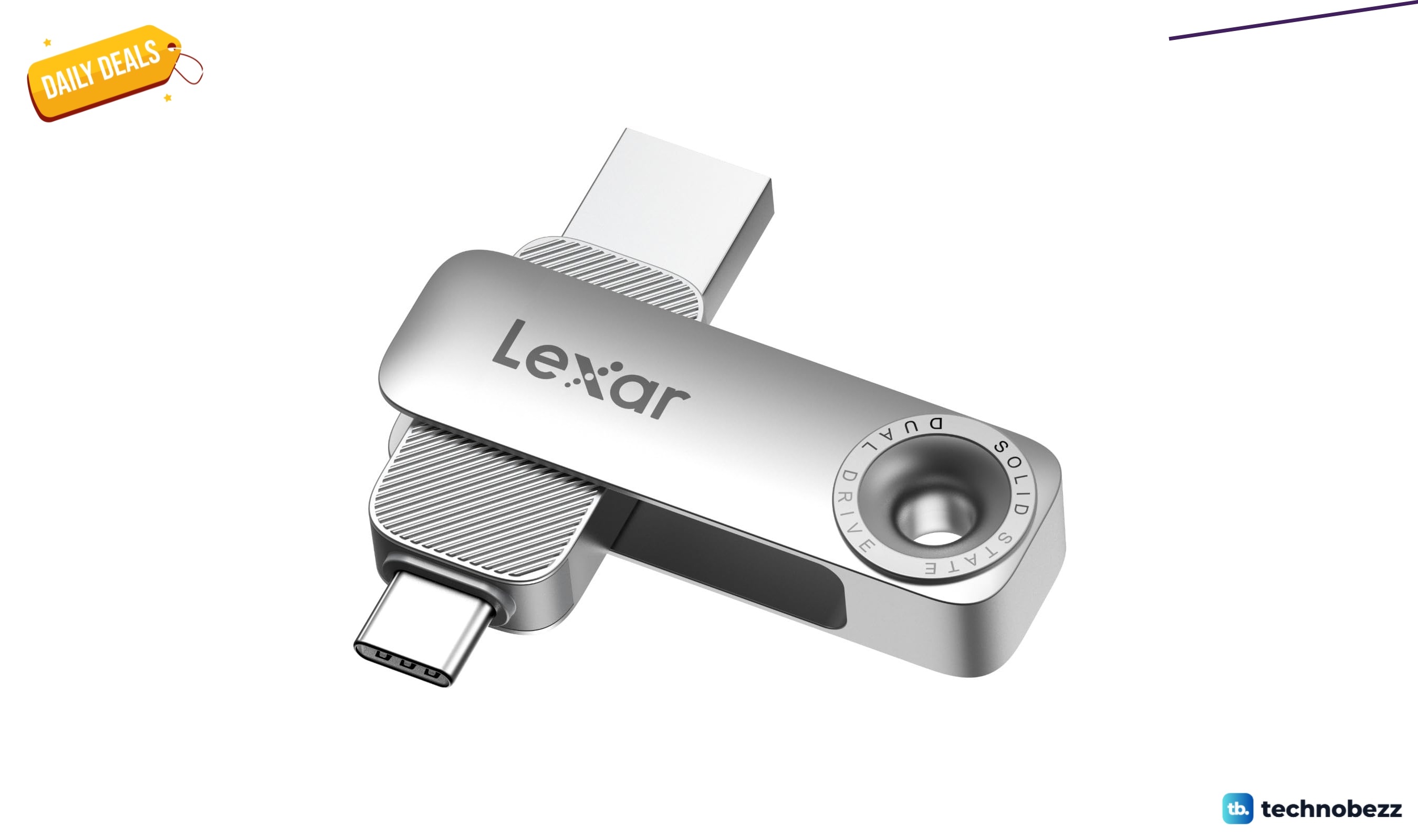Lexar D50E Solid State Dual Drive on sale for $116.99