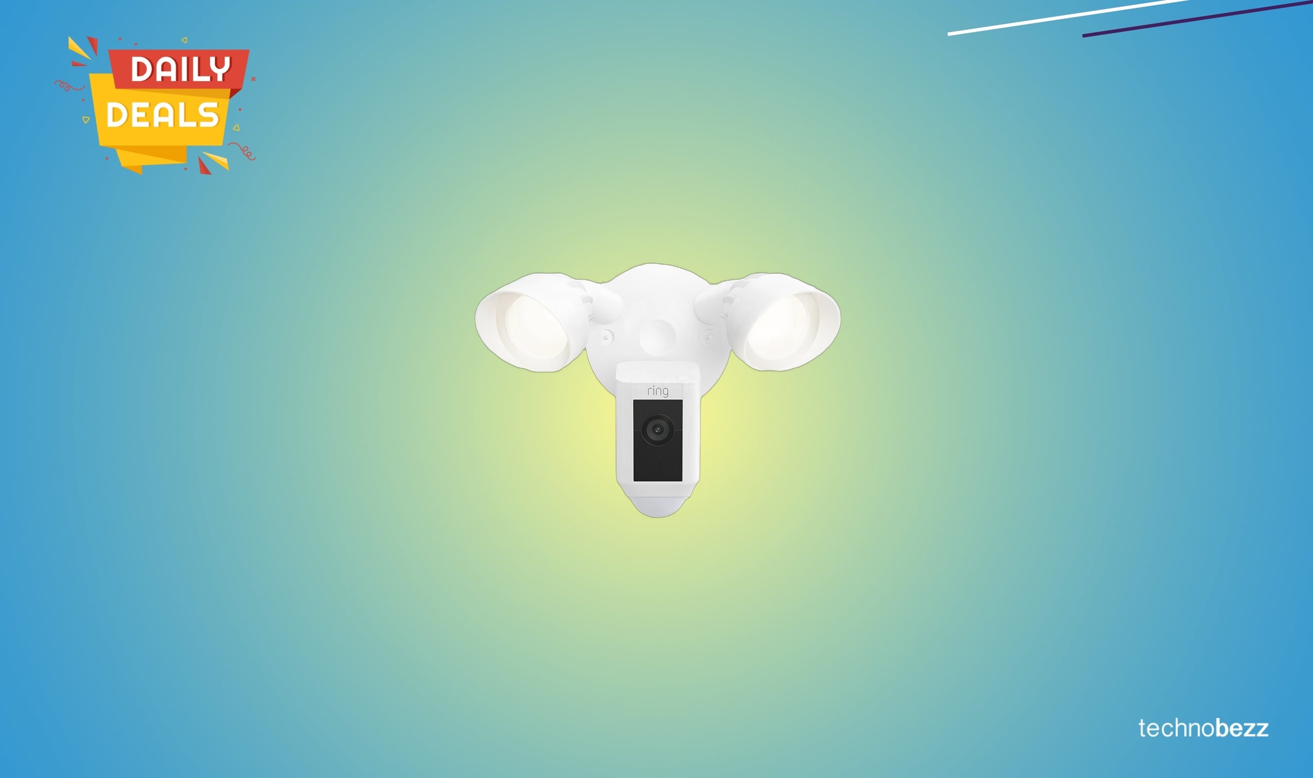 Ring Floodlight Cam Wired Plus Outdoor 2-Pack falls to $239.98