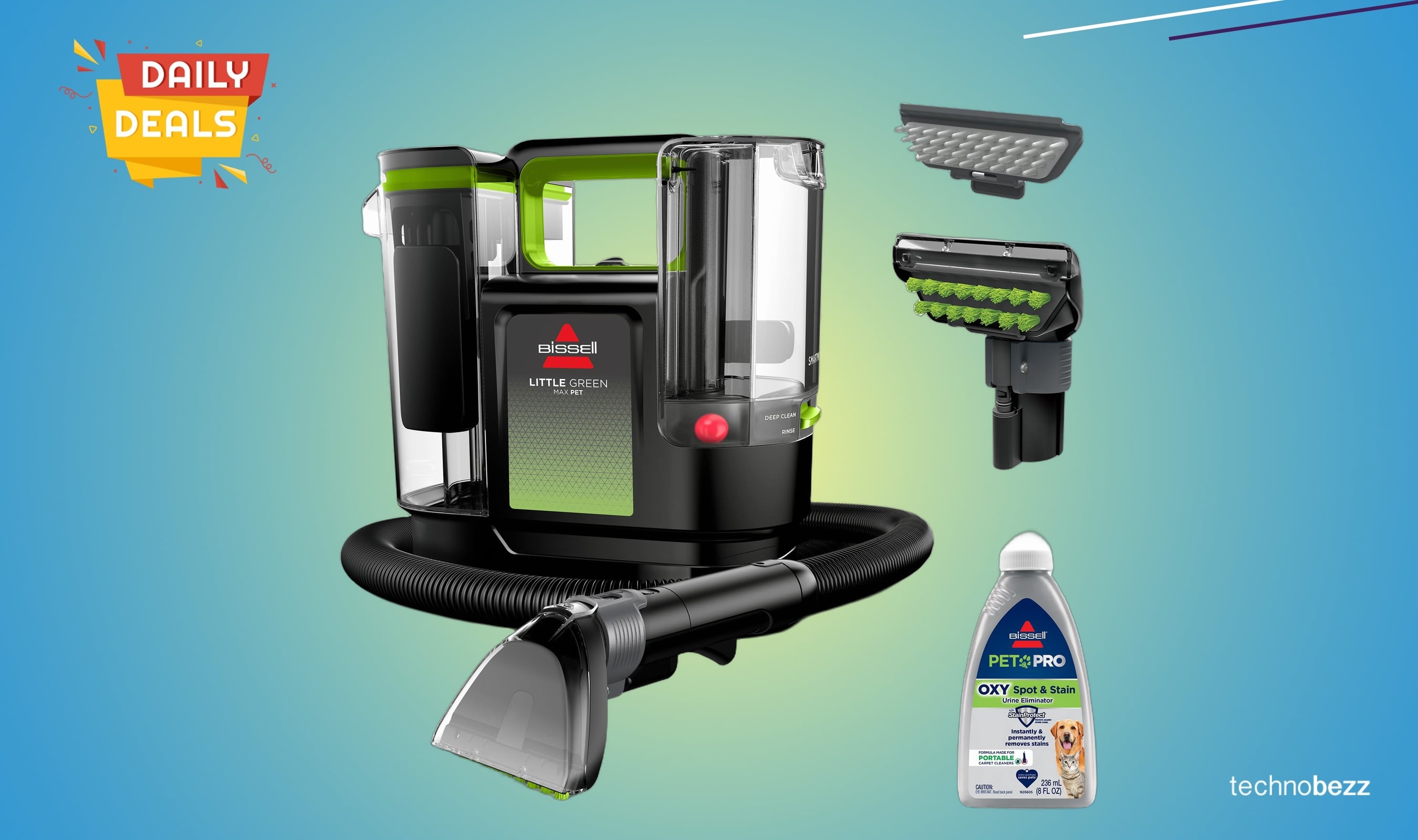 BISSELL Little Green Max Pet SmartMix Portable drops to $111.09