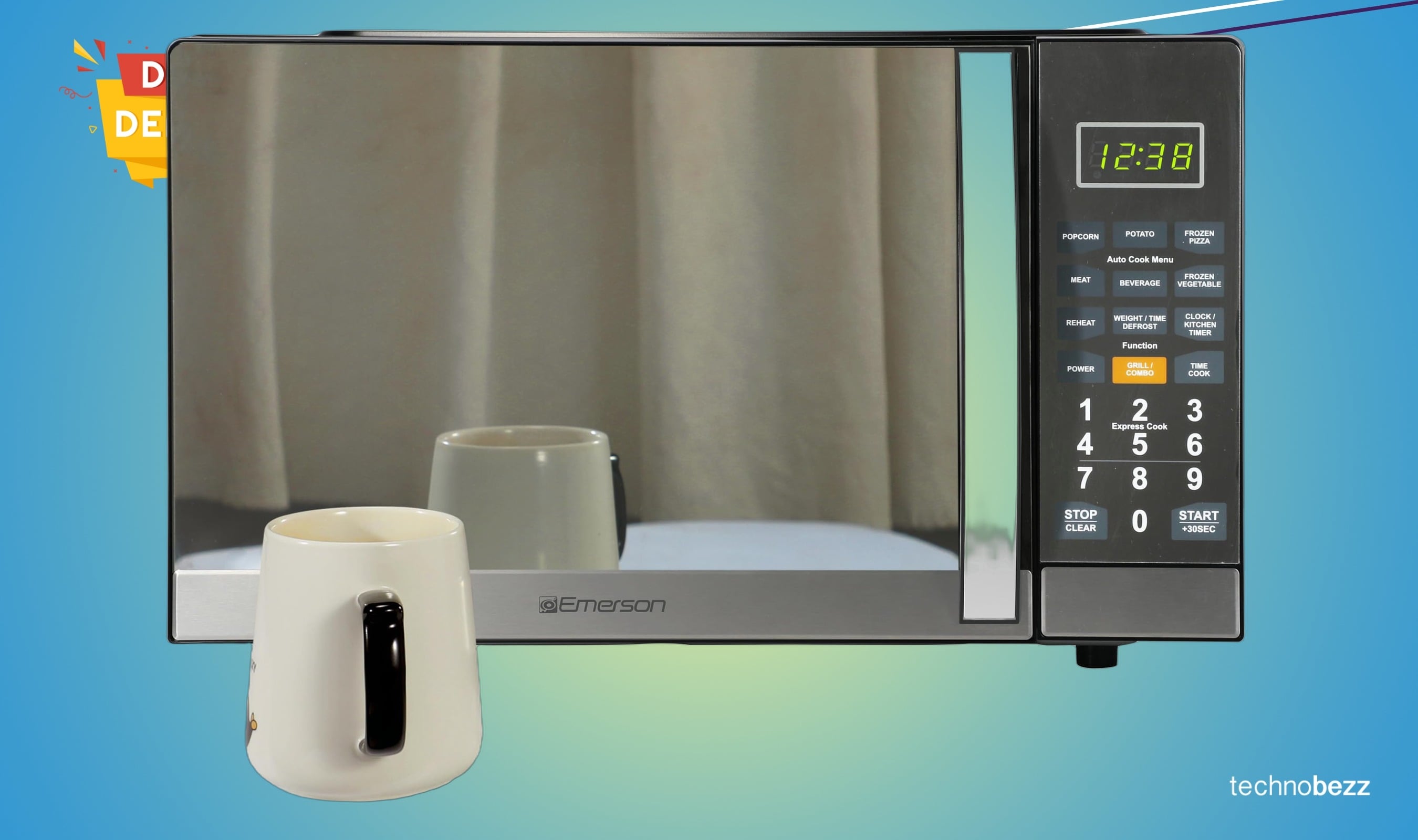 Emerson MWG1191SB Microwave Drops to $99.99 on Amazon