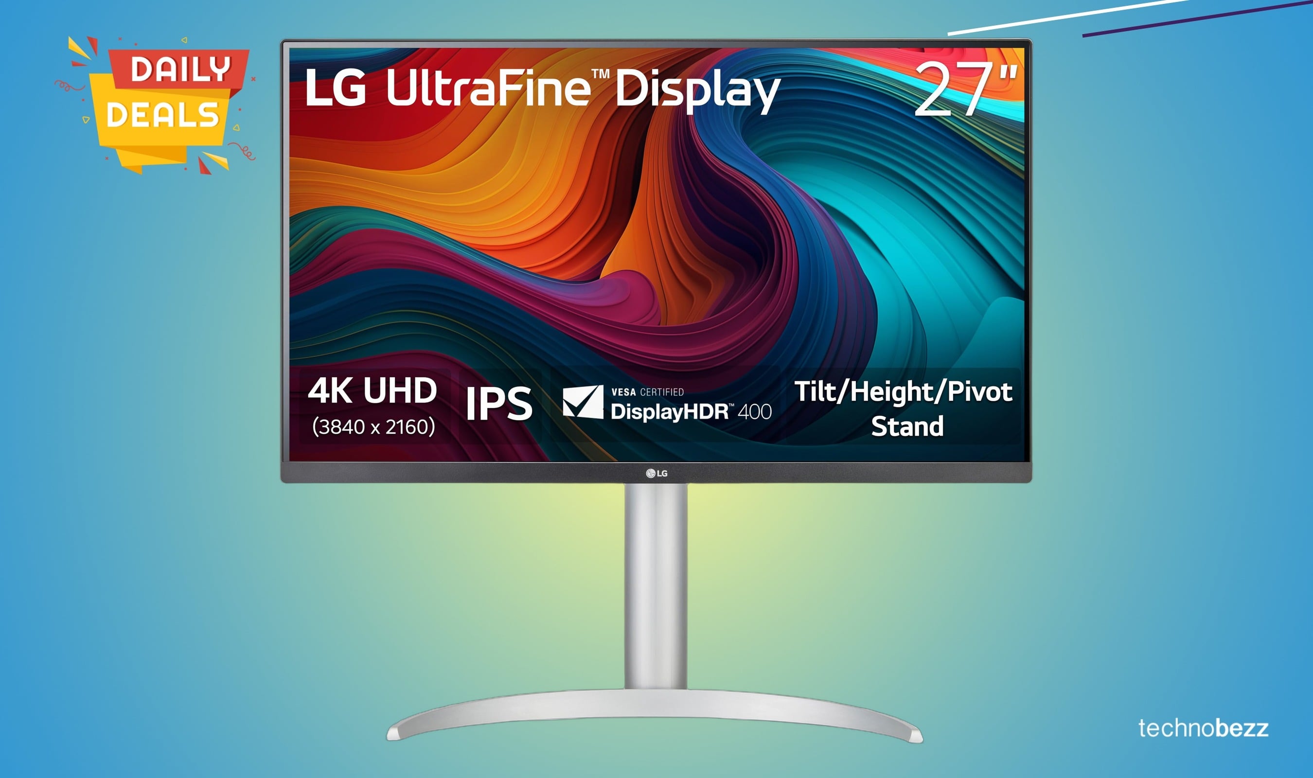 LG 27UP650K-W 4K monitor drops to $196.99 on Amazon